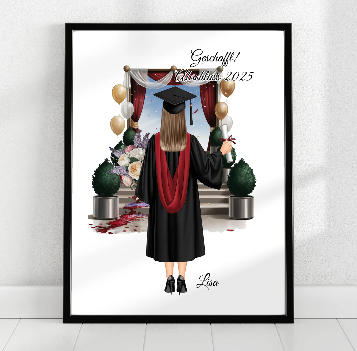 Abschluss Poster (Mann/Frau)