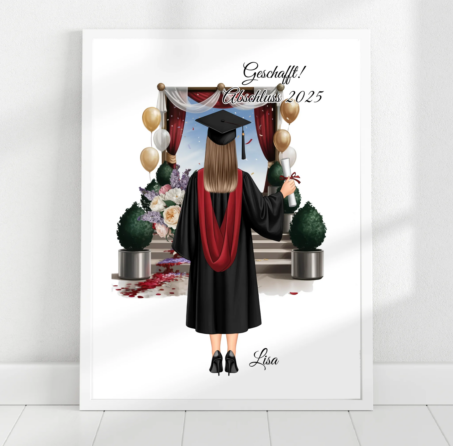 Abschluss Poster (Mann/Frau)