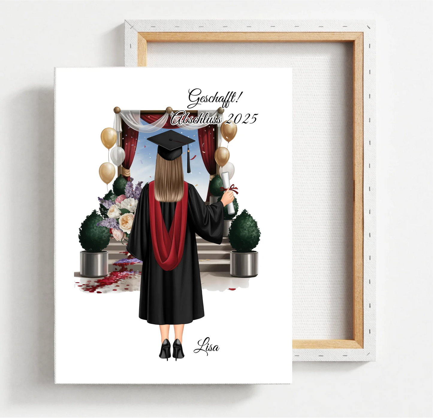 Abschluss Poster (Mann/Frau)