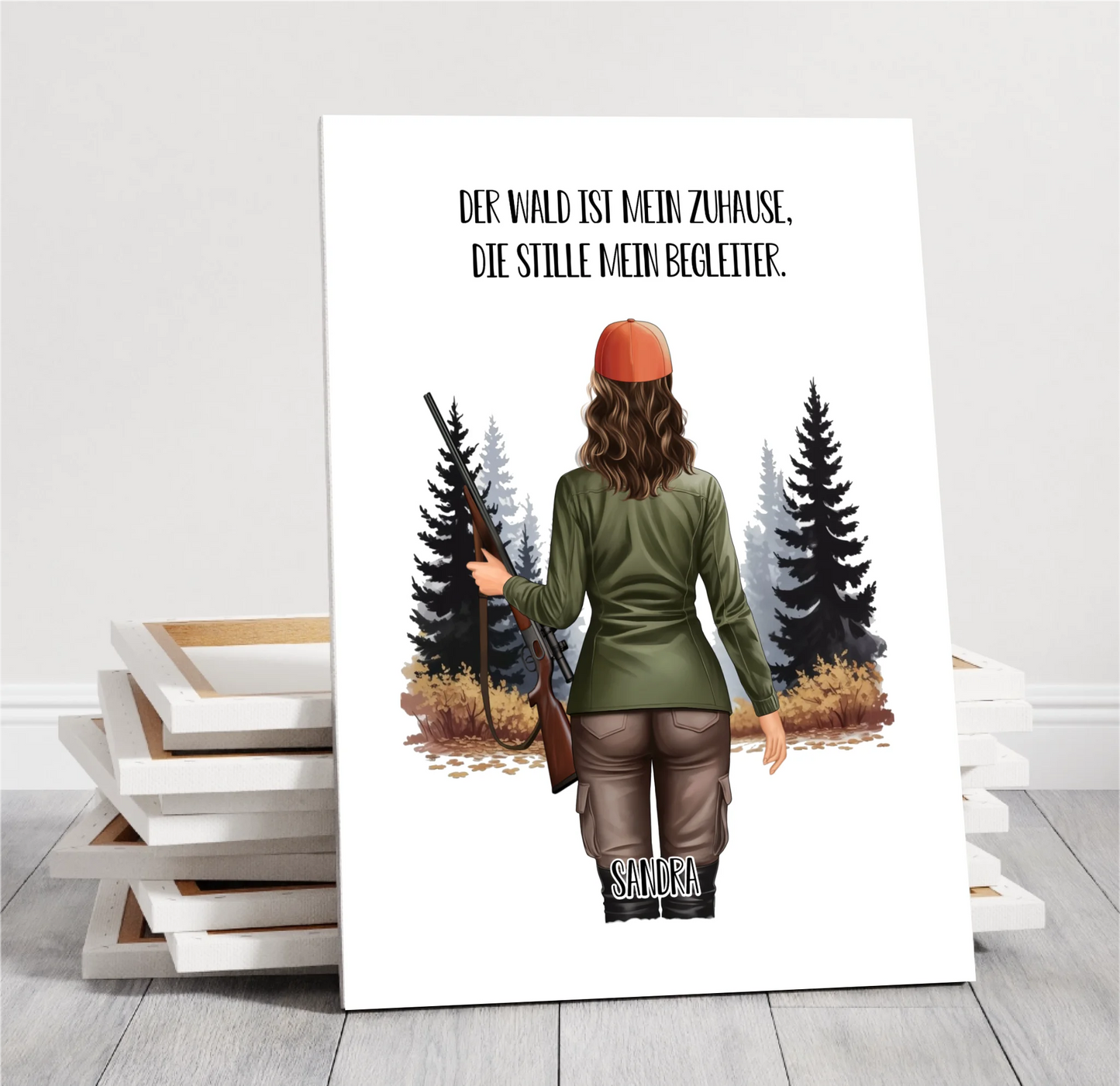 Jäger Poster (Frau/Mann)