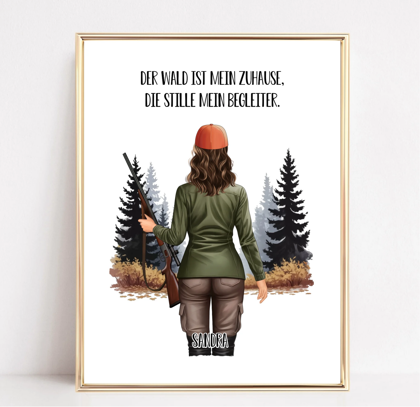 Jäger Poster (Frau/Mann)