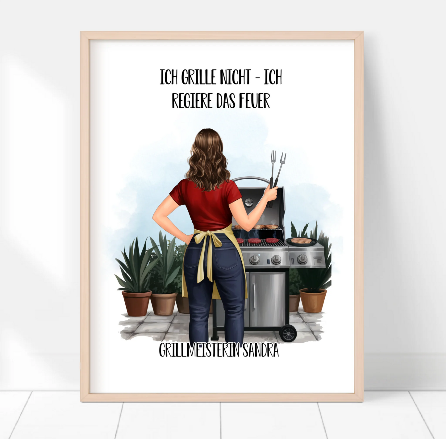Grillen Poster (Frau/Mann)