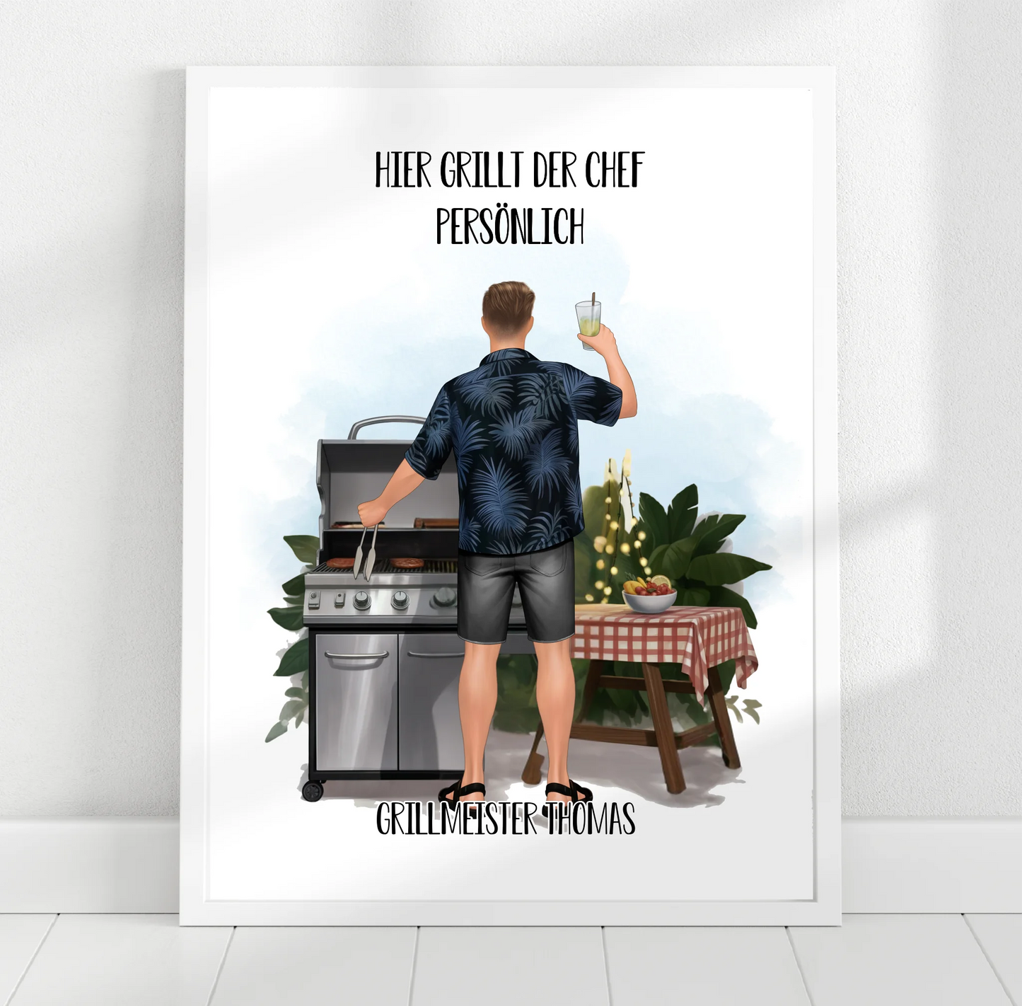 Grillemeister Poster (Mann/Frau)