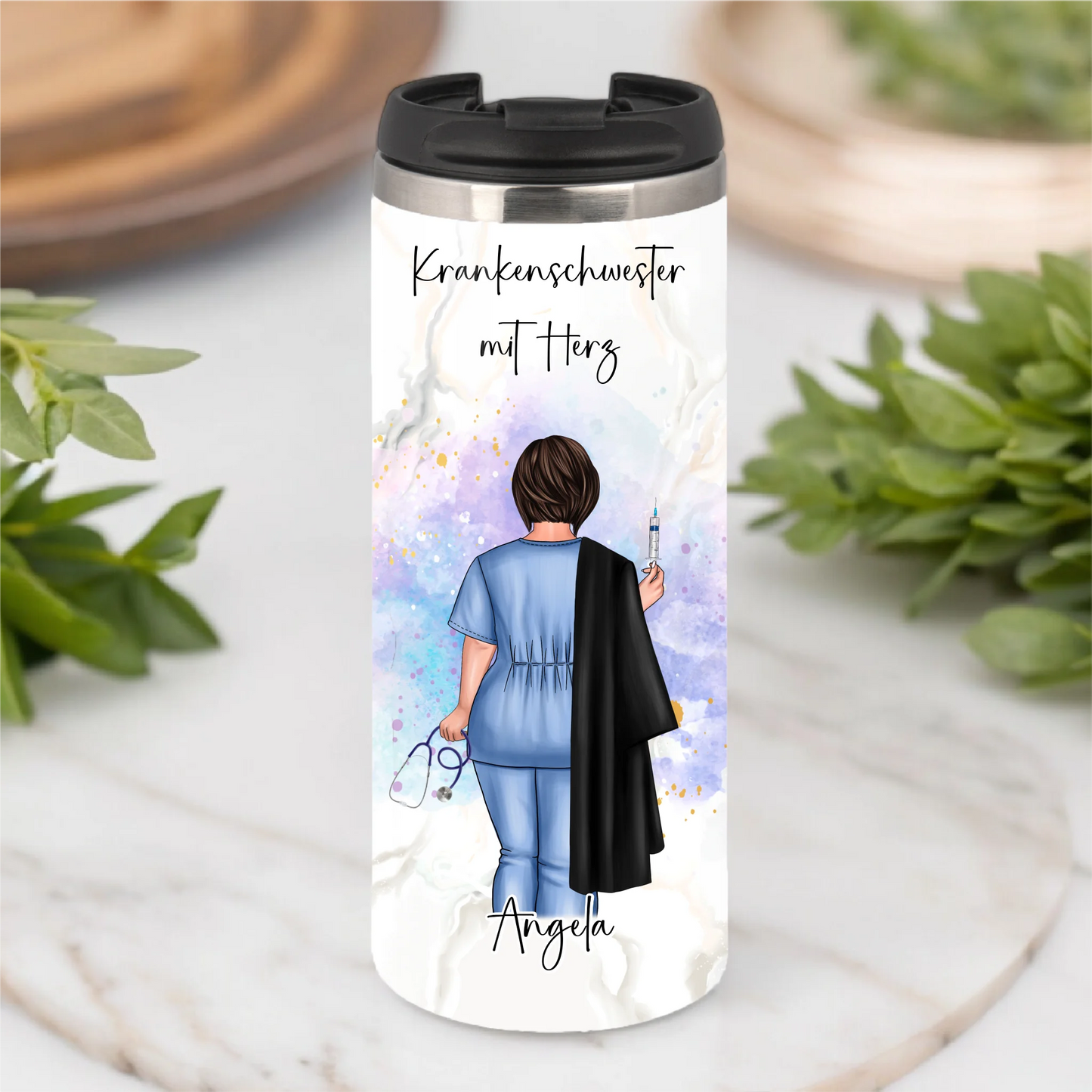 Curvy Krankenschwester Tasse