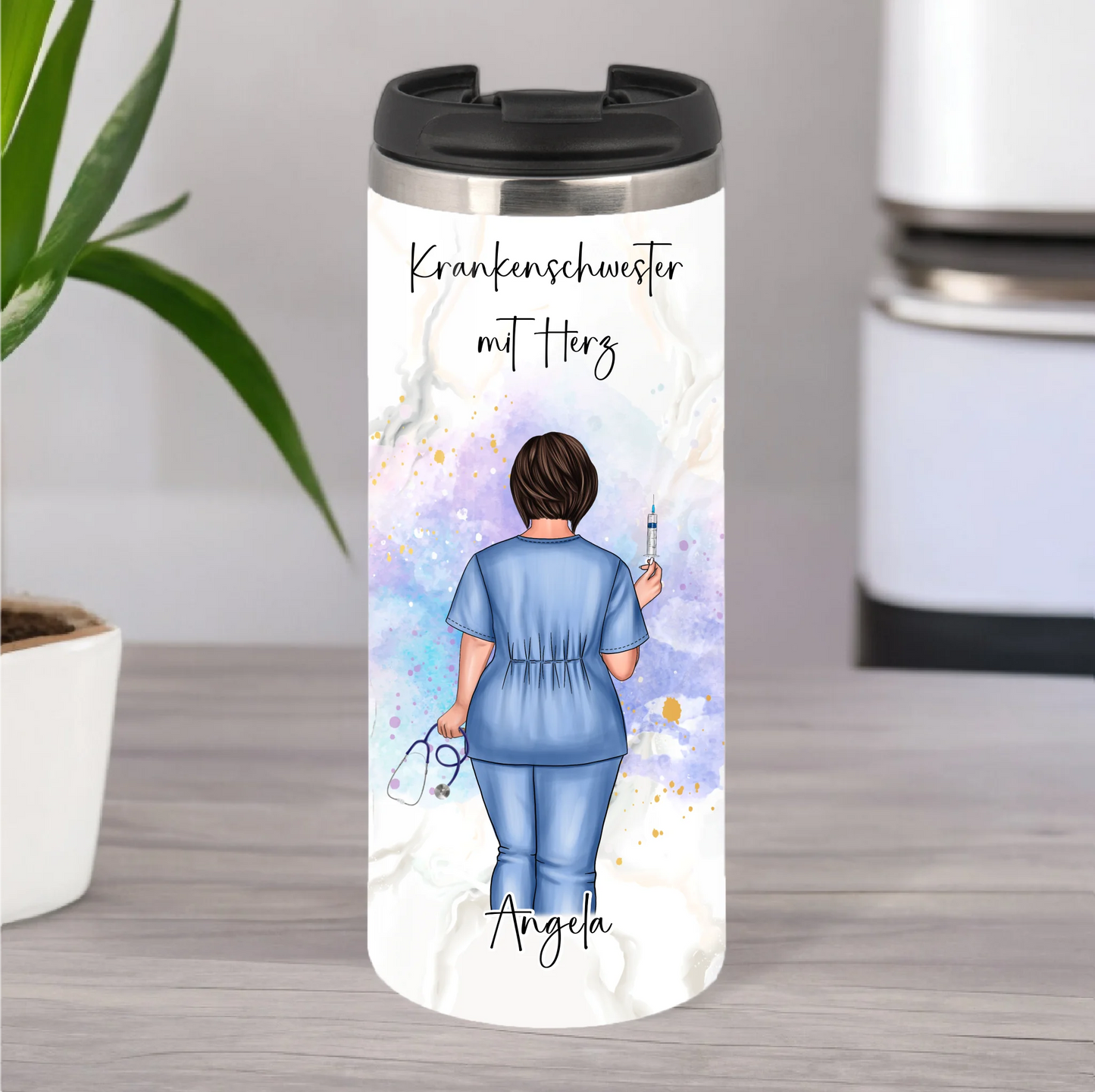 Curvy Krankenschwester Tasse