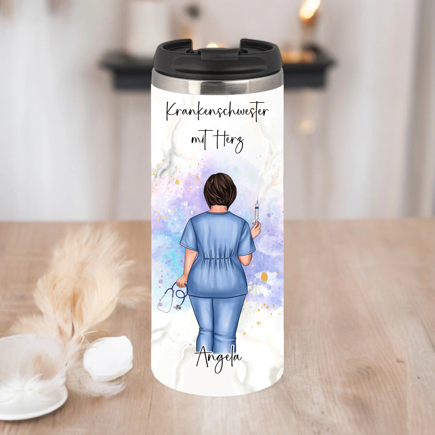 Curvy Krankenschwester Tasse