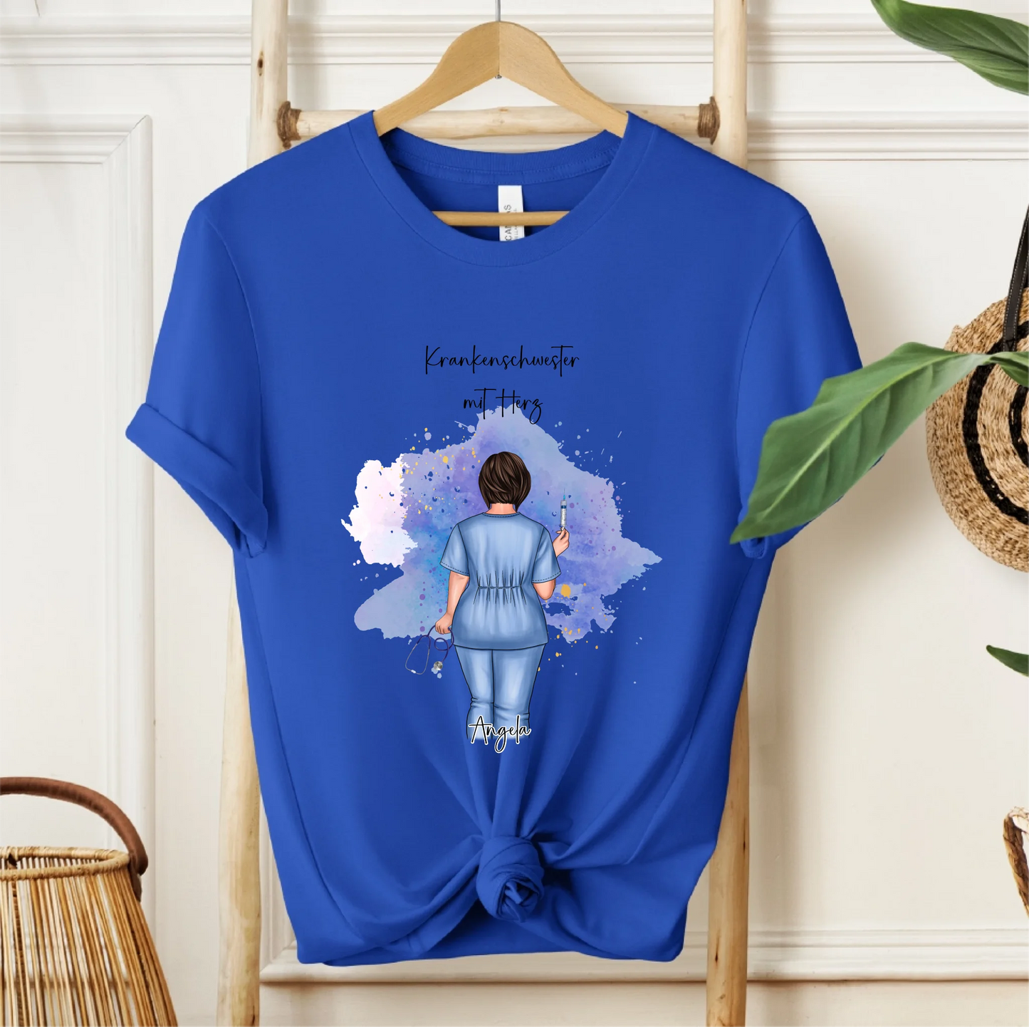 Curvy Krankenschwester T-Shirt