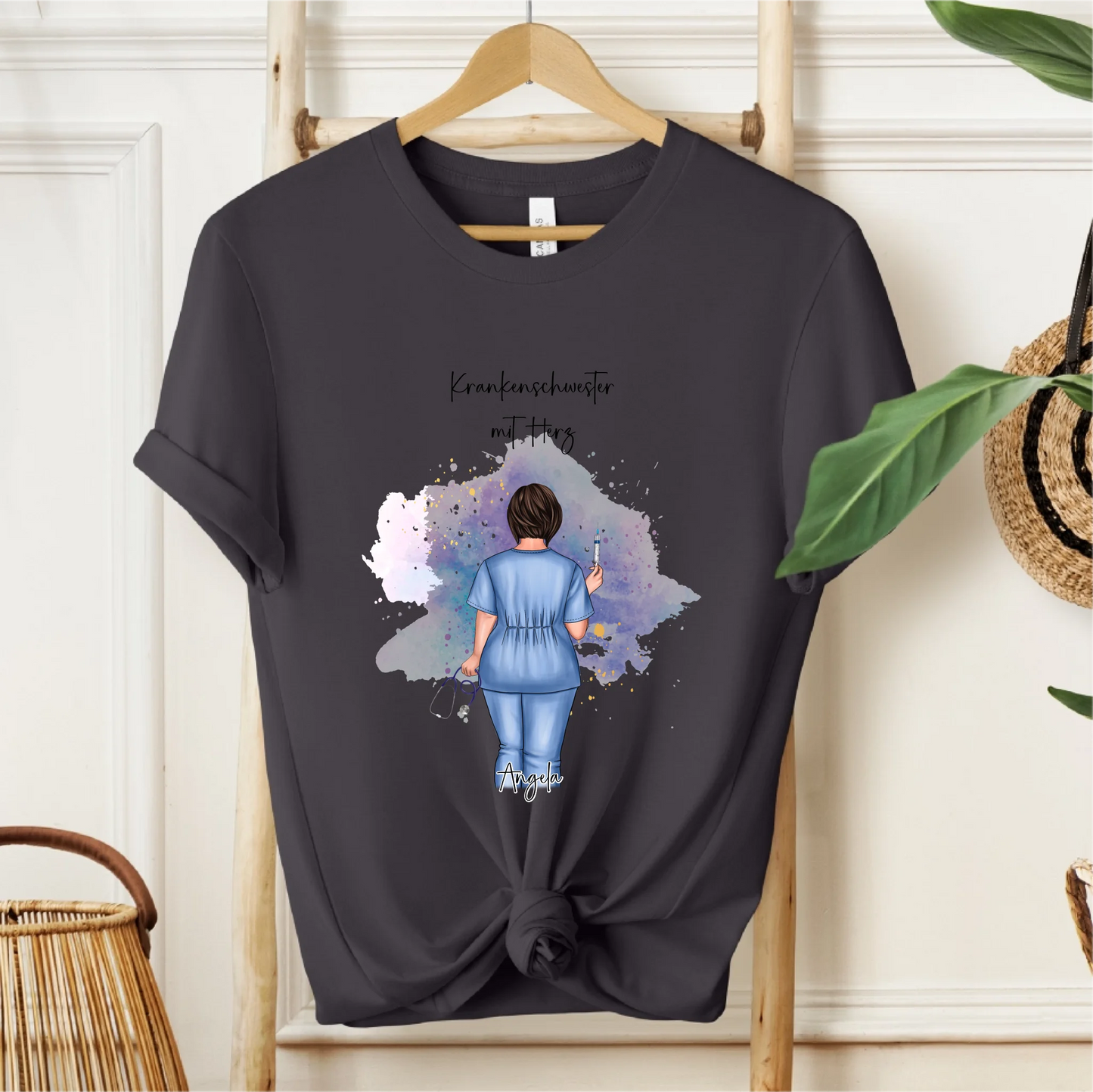 Curvy Krankenschwester T-Shirt