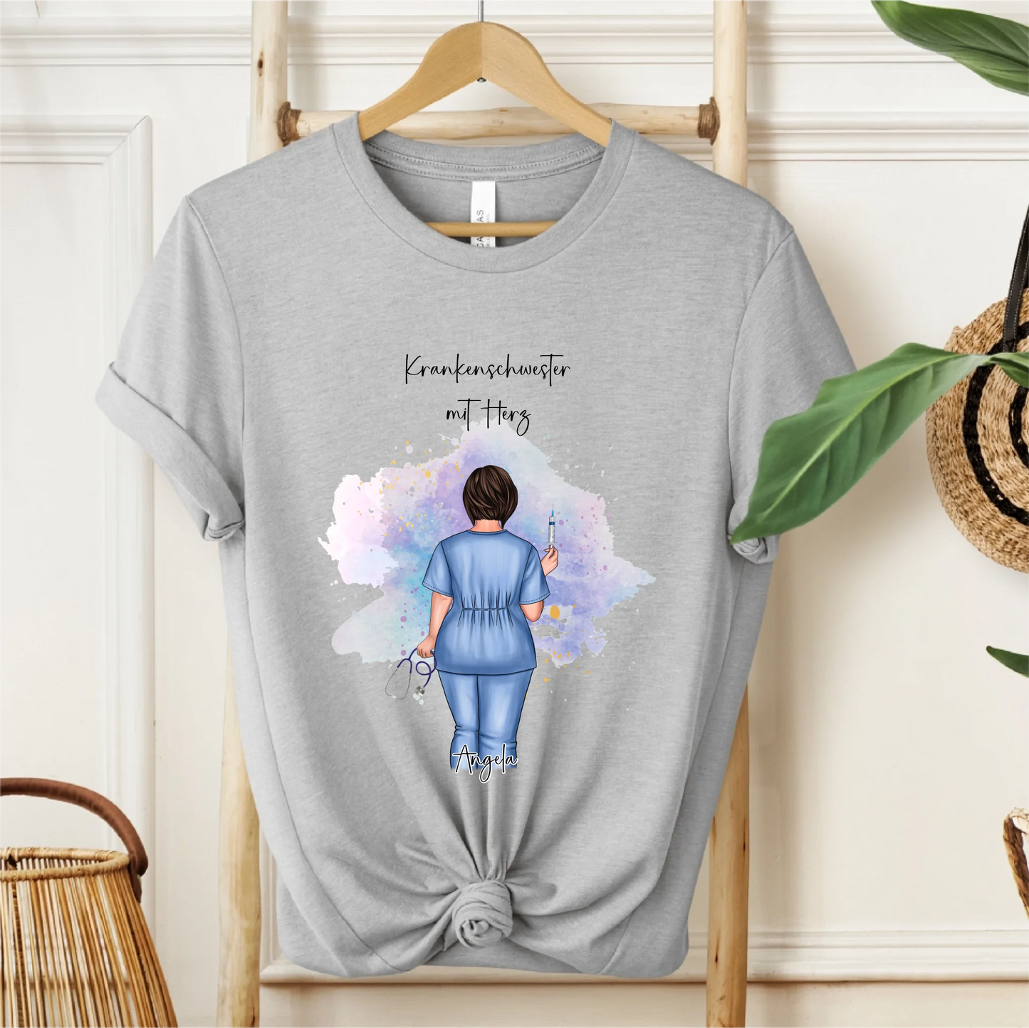 Curvy Krankenschwester T-Shirt