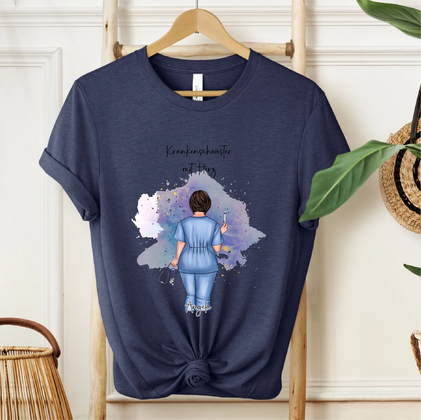 Curvy Krankenschwester T-Shirt