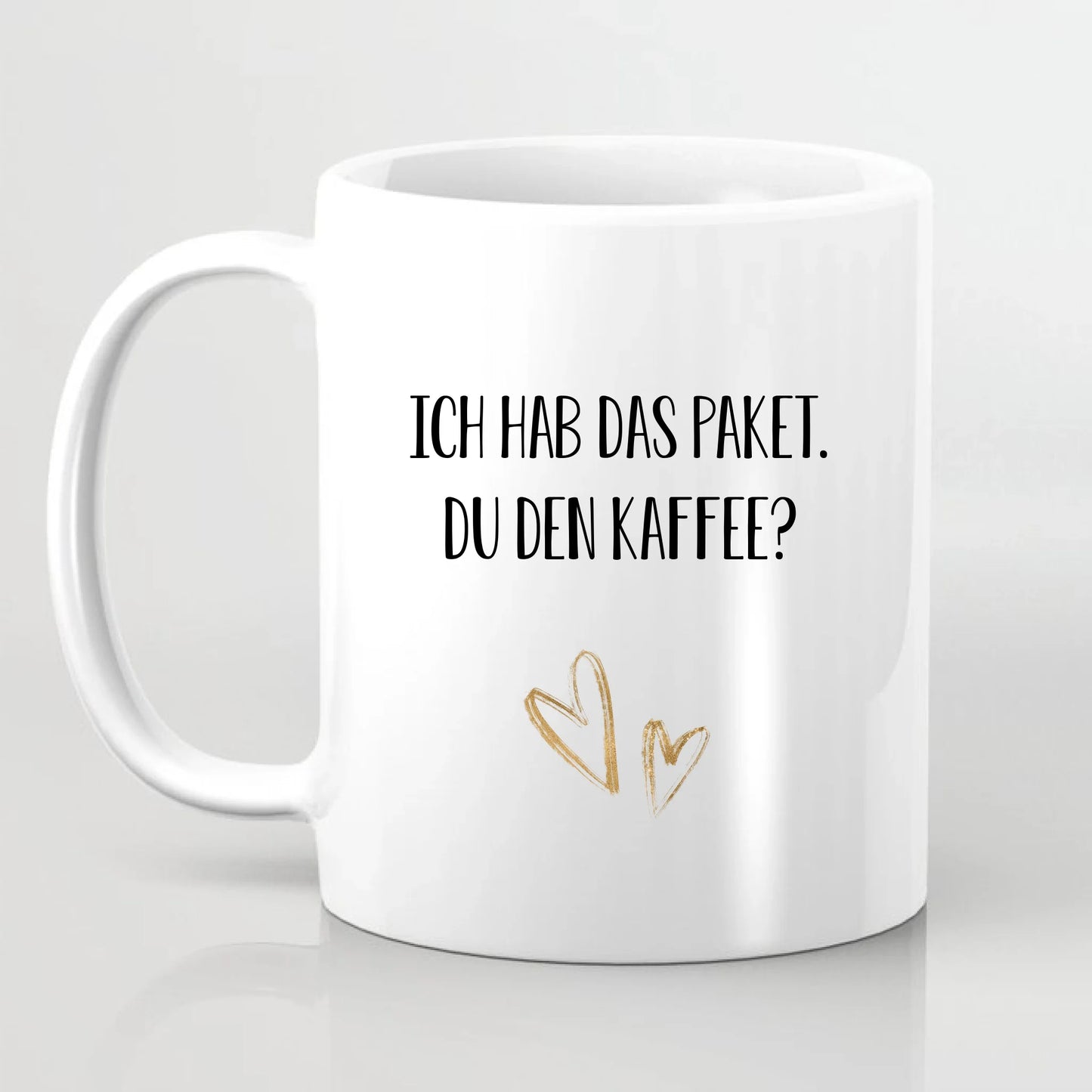 Paketbote (Mann/Frau) Tasse