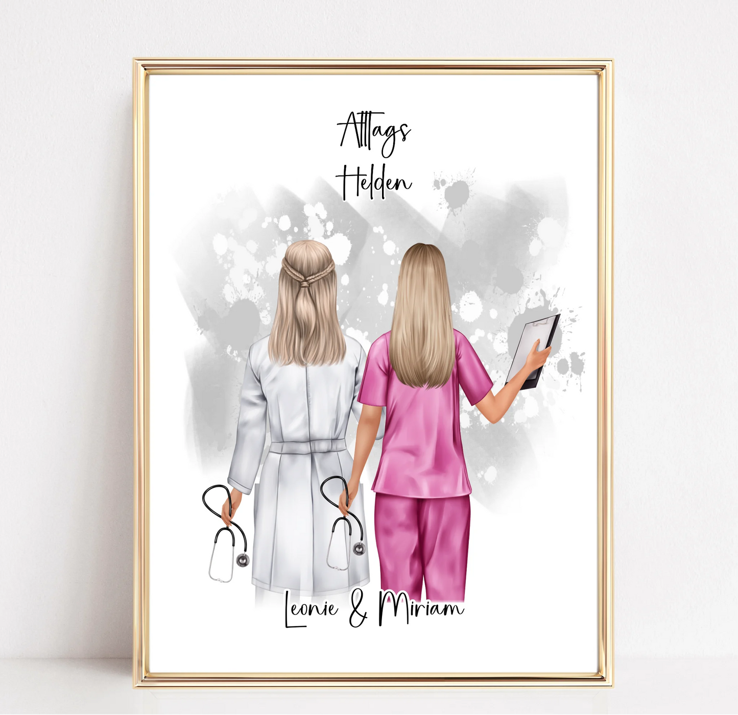 Arzt/Ärztin & Krankenschwester Poster