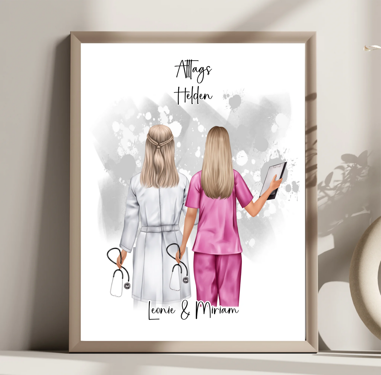 Arzt/Ärztin & Krankenschwester Poster