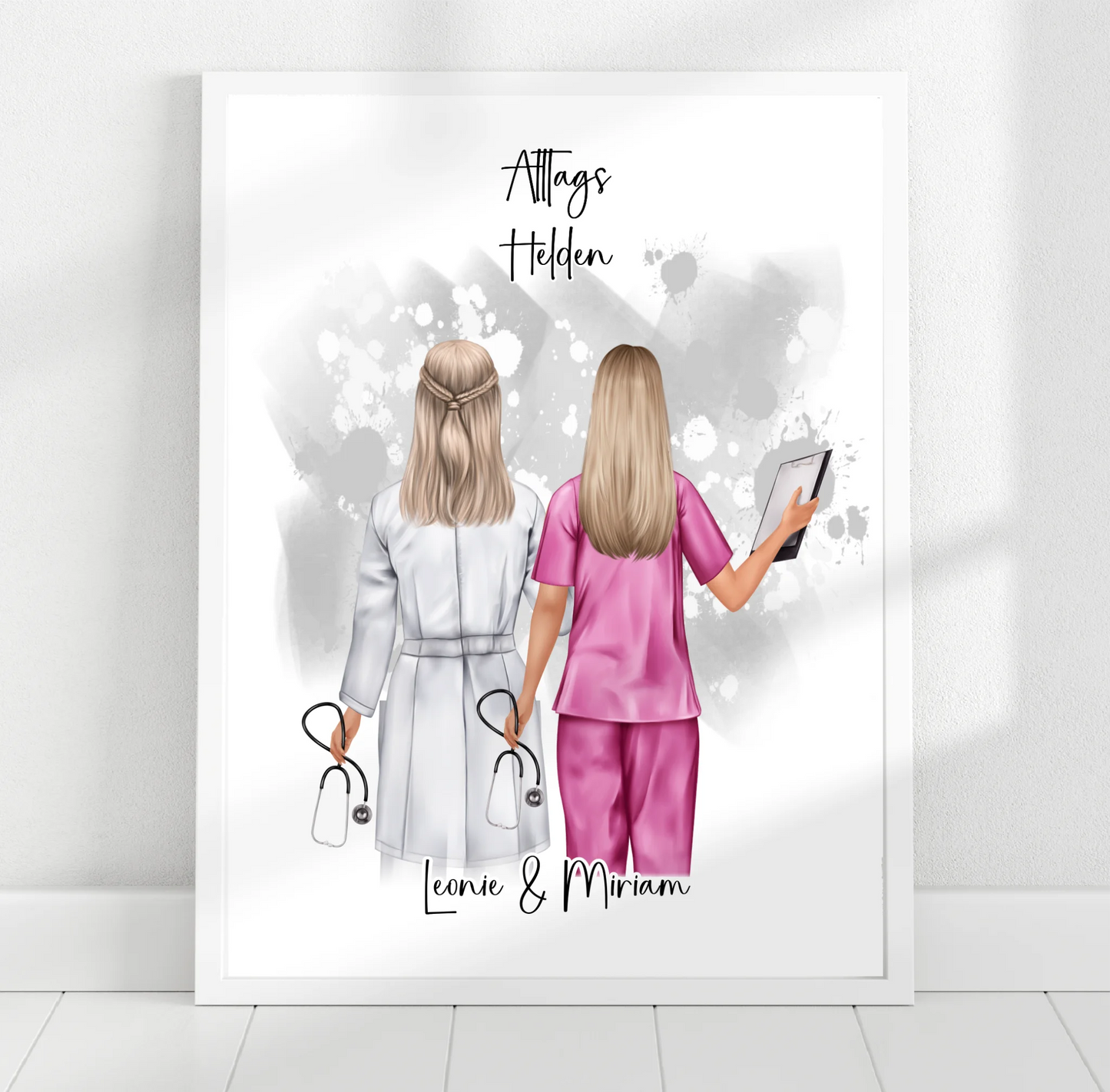 Arzt/Ärztin & Krankenschwester Poster
