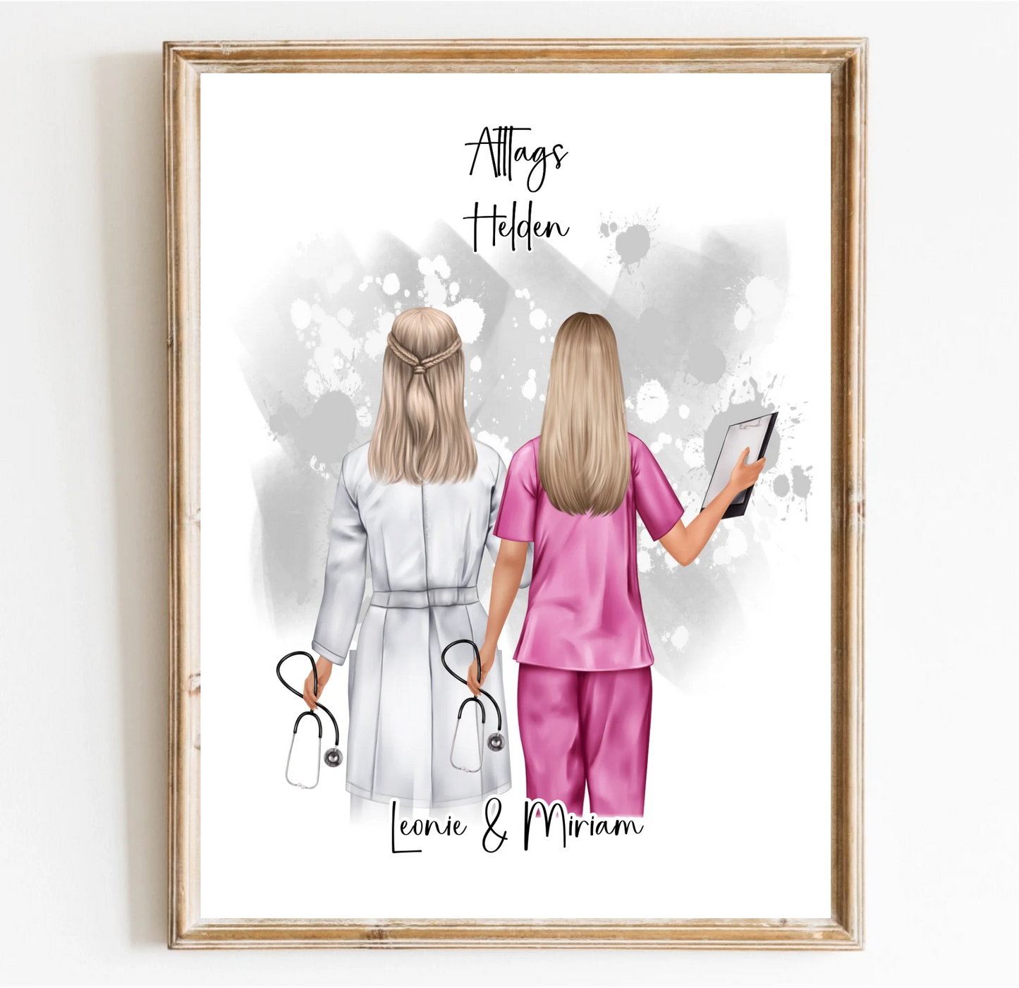 Arzt/Ärztin & Krankenschwester Poster