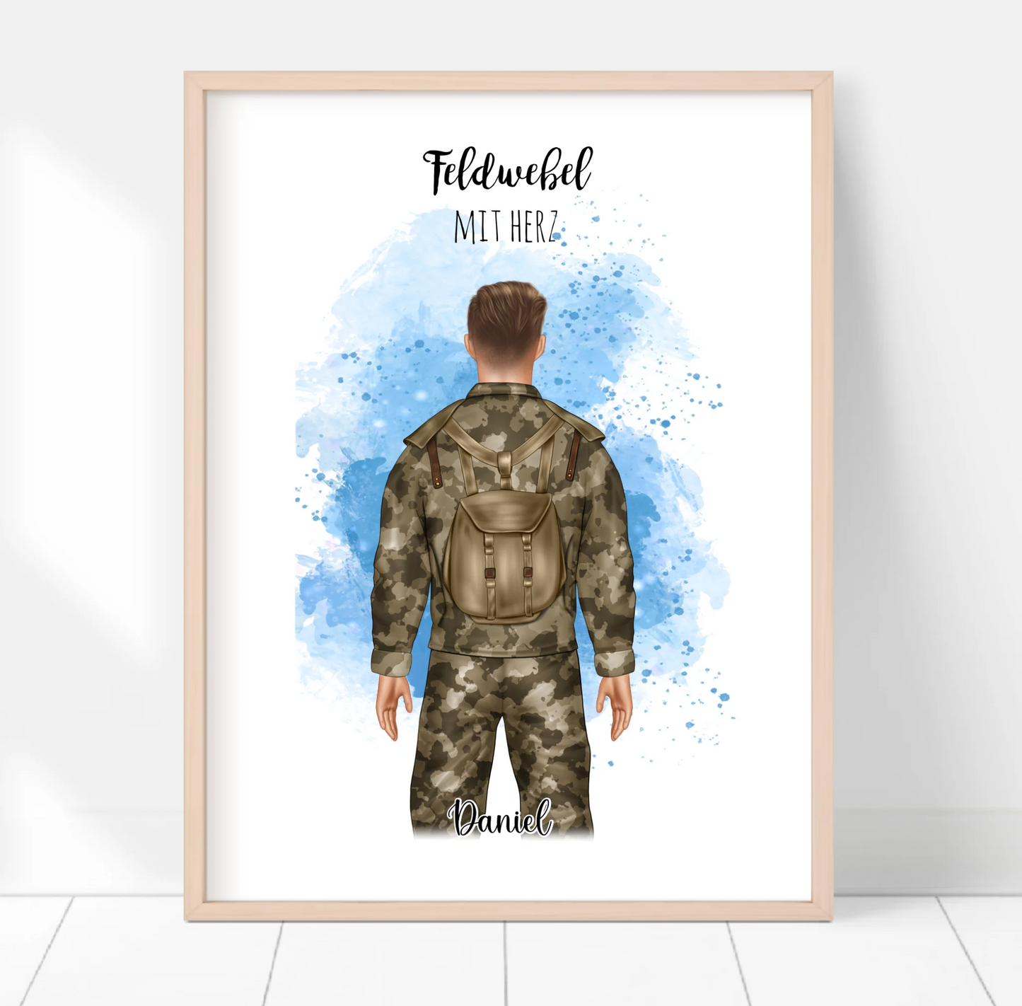 1-2 Personen Bundeswehr, Soldat,...Poster (Mann & Frau)