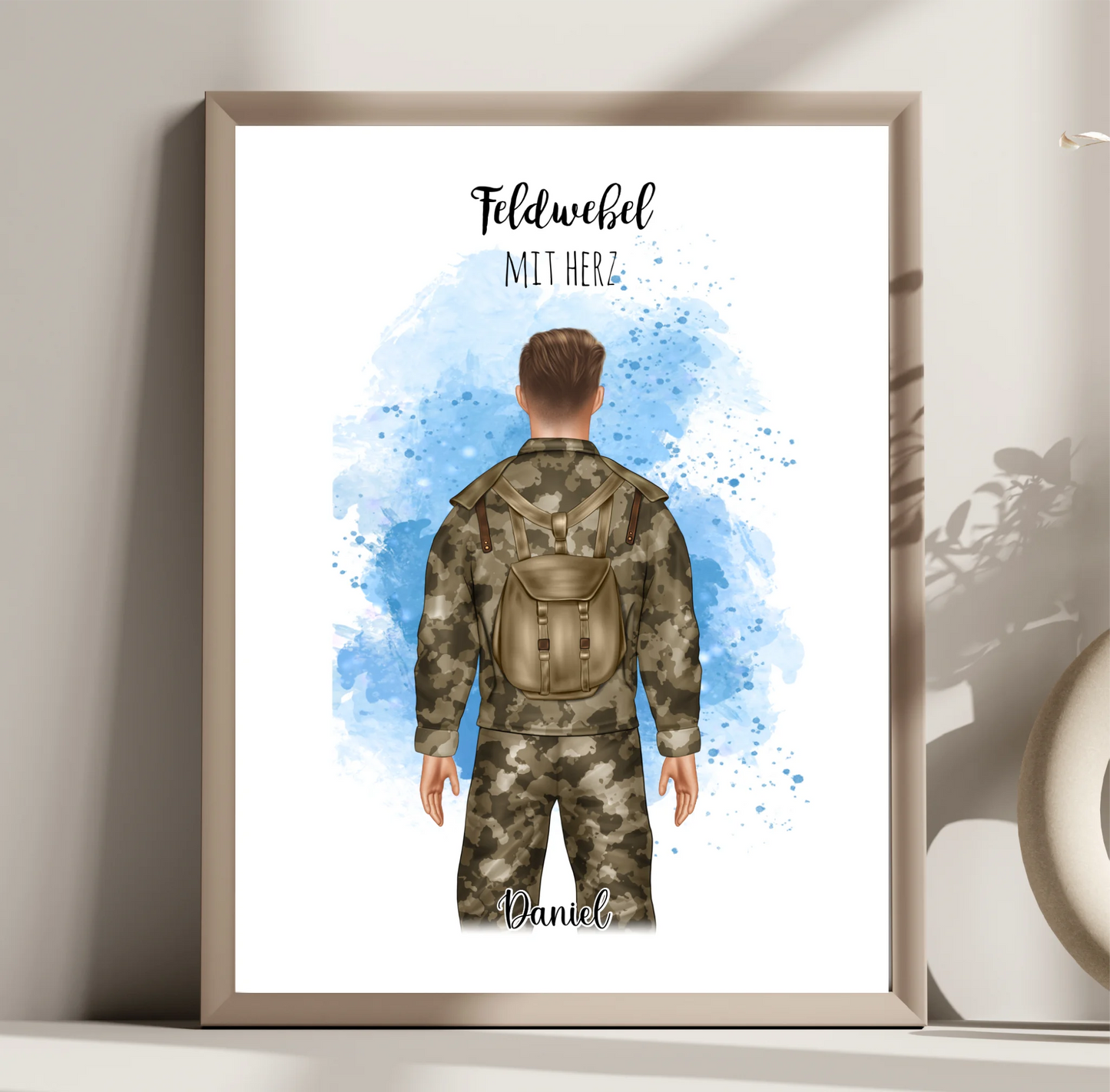 1-2 Personen Bundeswehr, Soldat,...Poster (Mann & Frau)