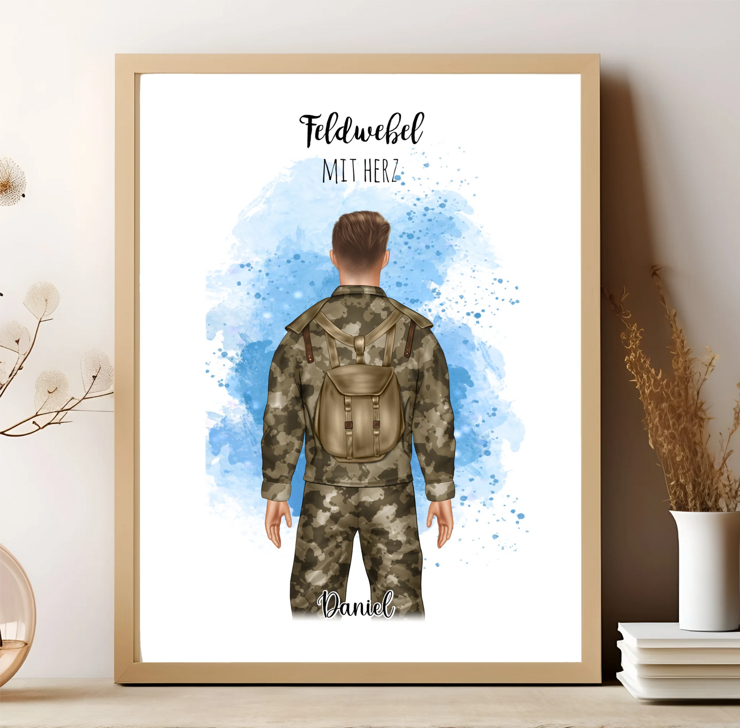 1-2 Personen Bundeswehr, Soldat,...Poster (Mann & Frau)