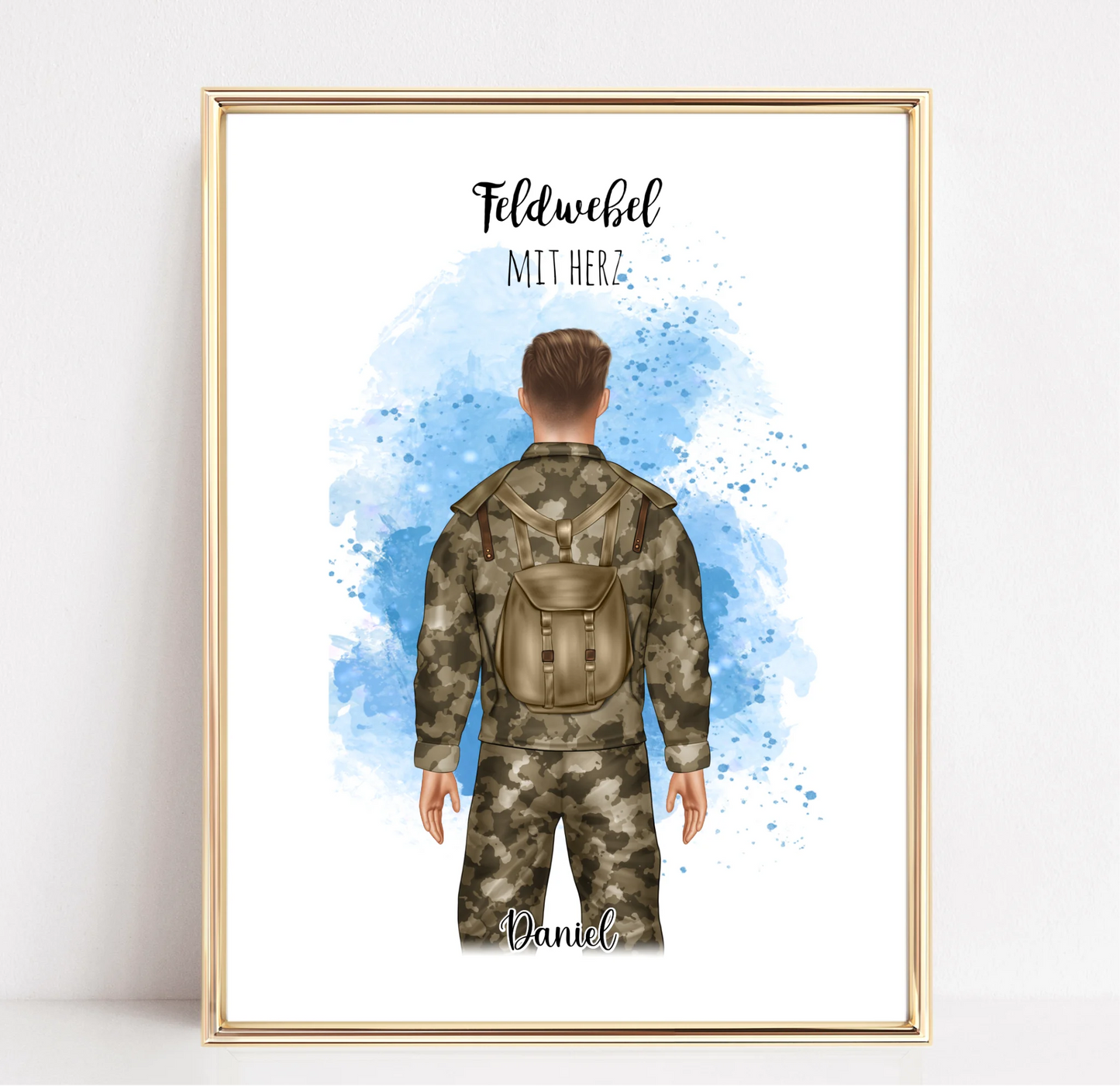 1-2 Personen Bundeswehr, Soldat,...Poster (Mann & Frau)