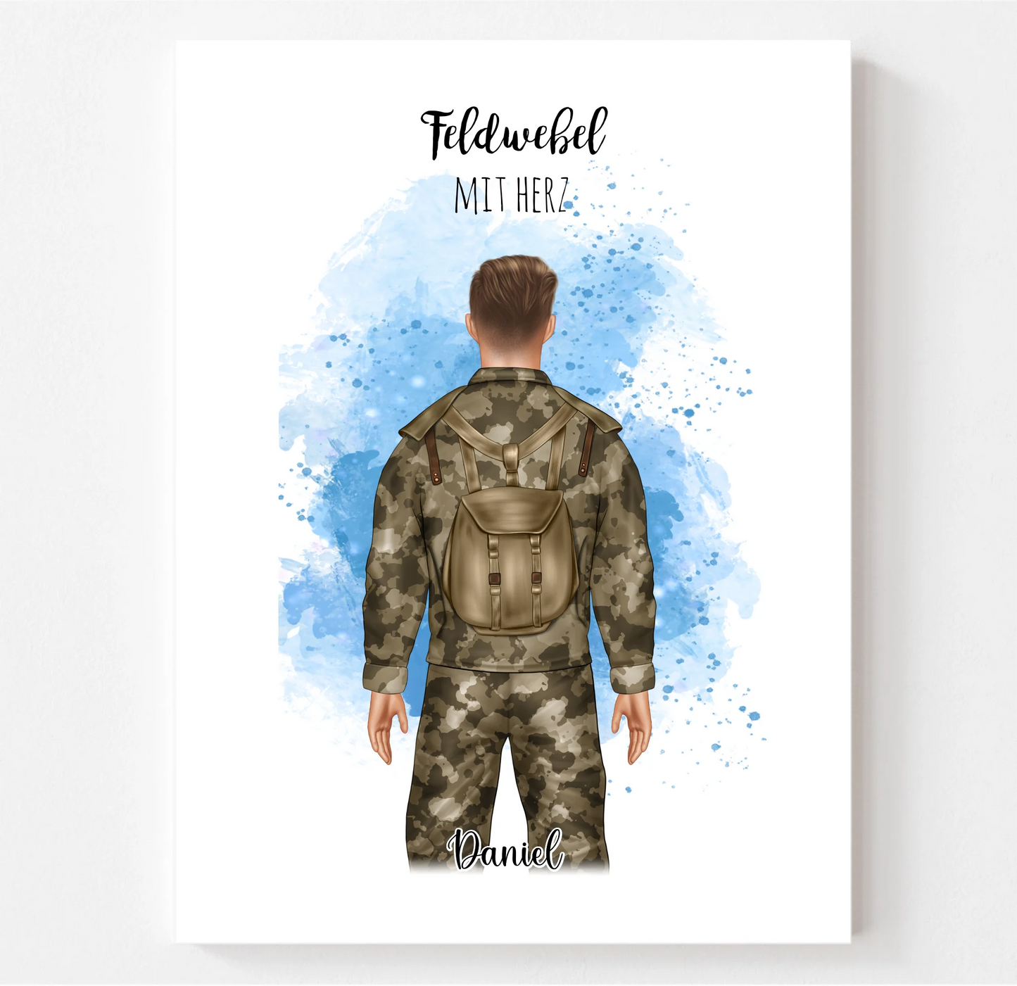 1-2 Personen Bundeswehr, Soldat,...Poster (Mann & Frau)