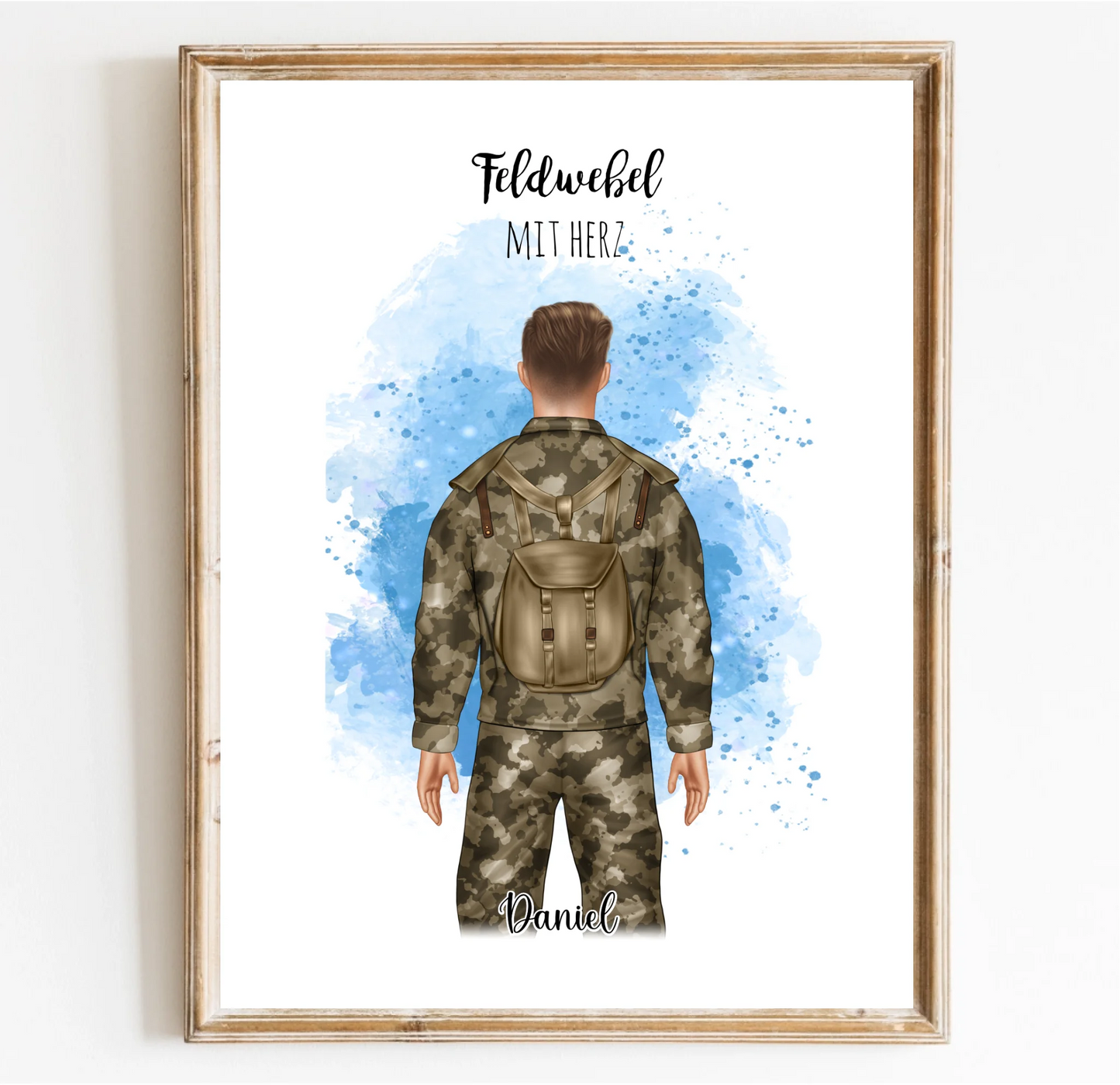 1-2 Personen Bundeswehr, Soldat,...Poster (Mann & Frau)
