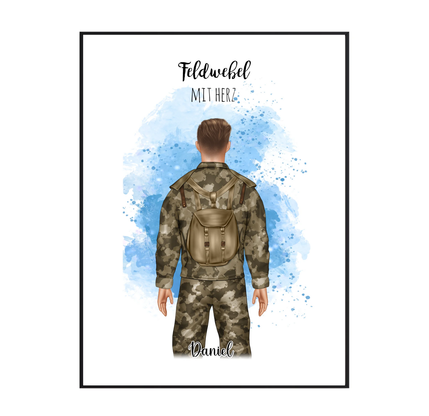 1-2 Personen Bundeswehr, Soldat,...Poster (Mann & Frau)