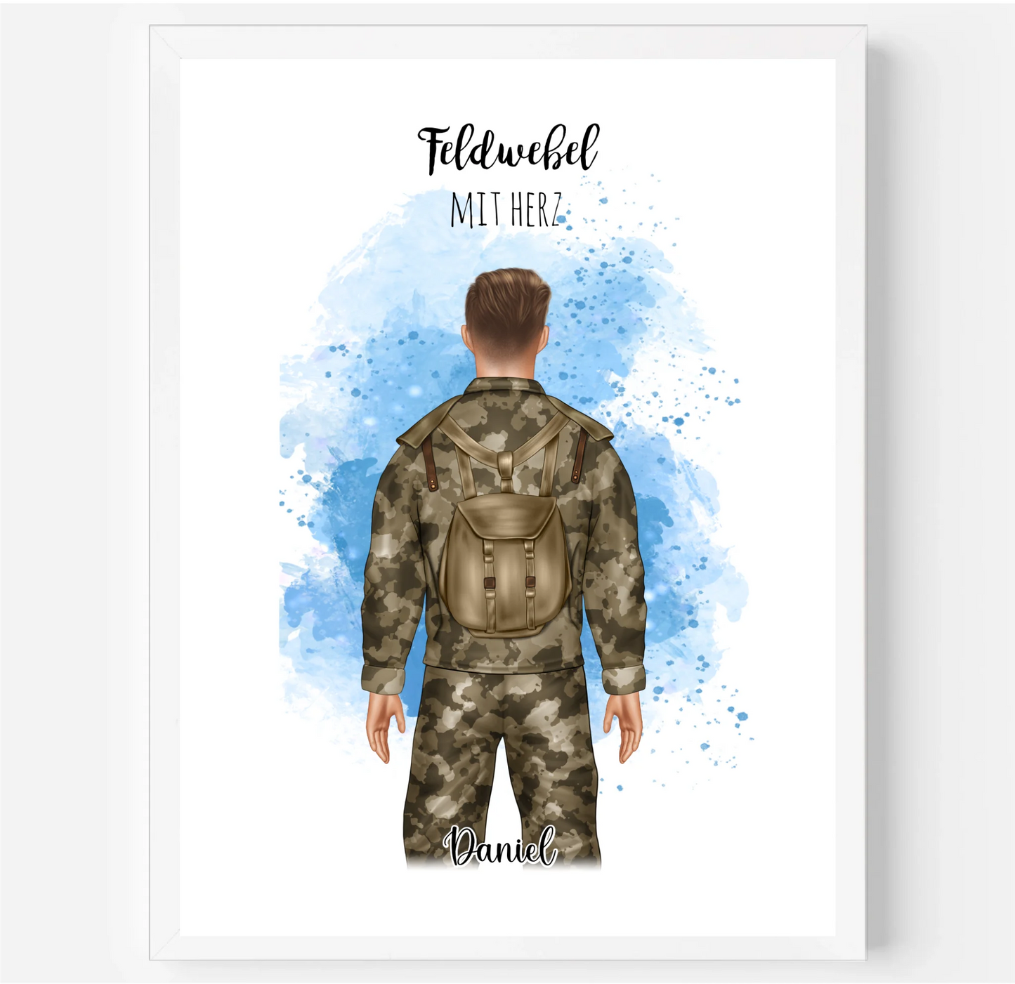 1-2 Personen Bundeswehr, Soldat,...Poster (Mann & Frau)
