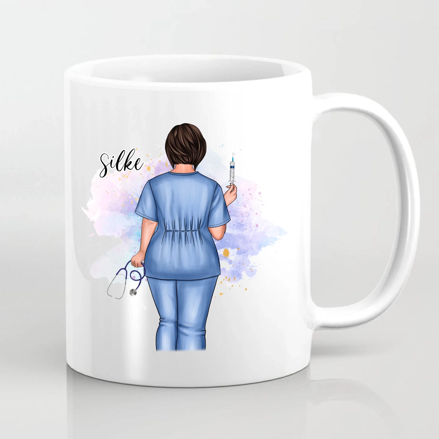Curvy Krankenschwester Tasse