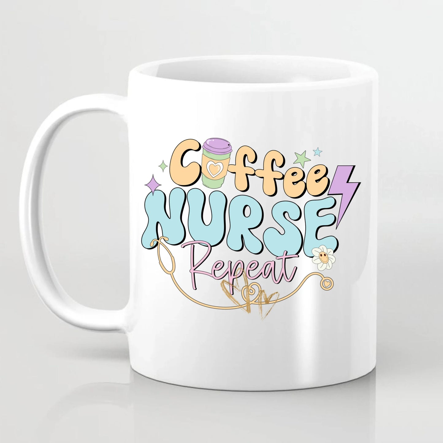 Curvy Krankenschwester Tasse