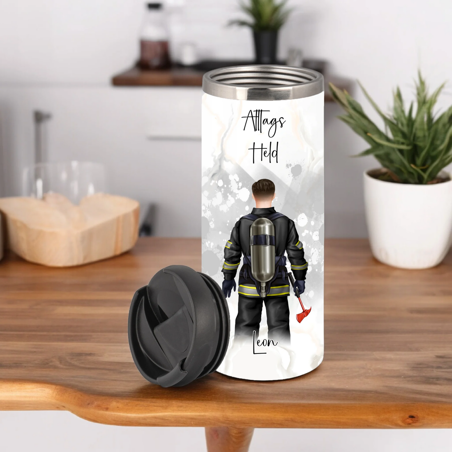 1-2 Personen Feuerwehr, Müllmann,...Tasse / Thermobecher