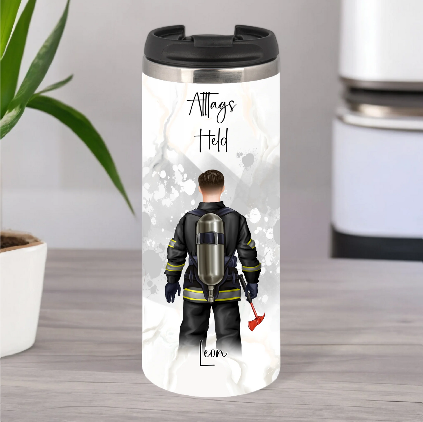 1-2 Personen Feuerwehr, Müllmann,...Tasse / Thermobecher