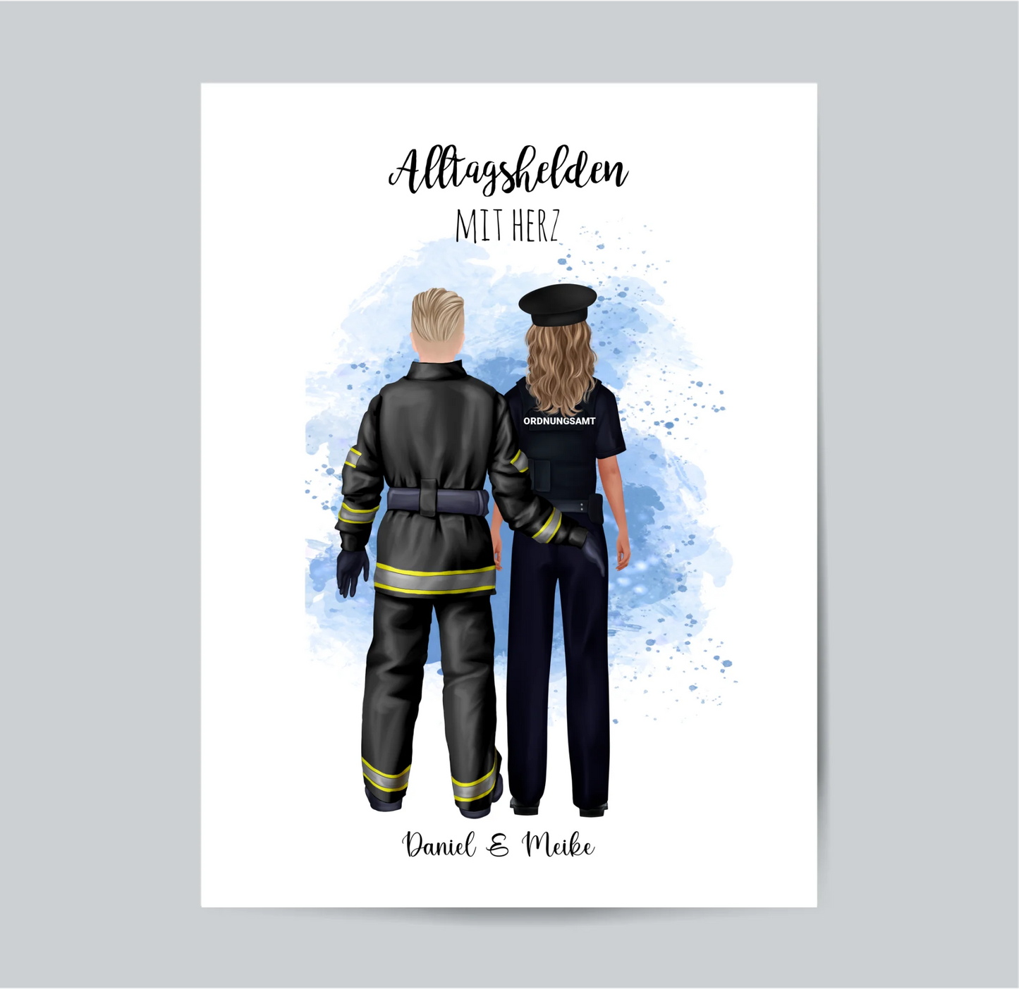 Feuerwehr & Polizei,Justiz,Ordnungsamt,...Poster