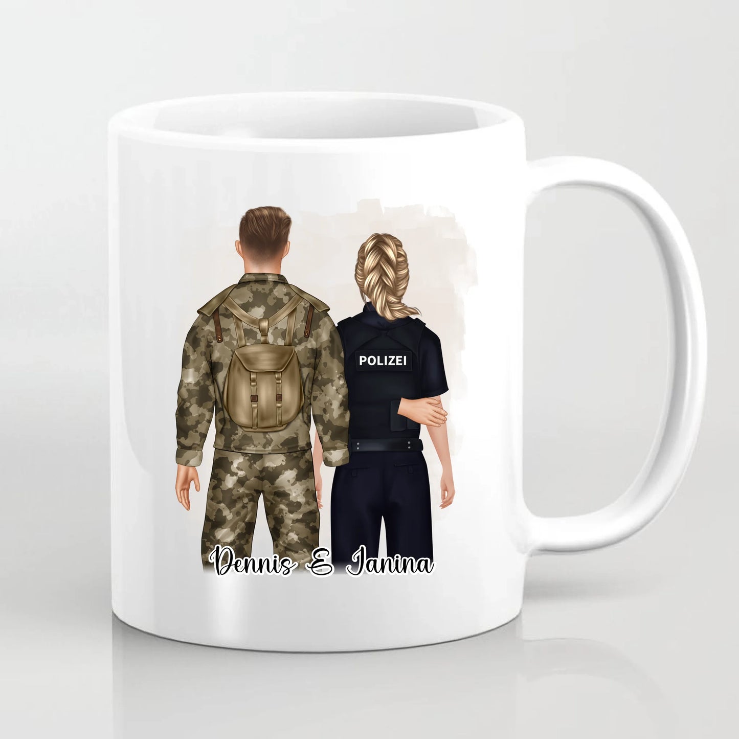 Soldat & Polizei Tasse