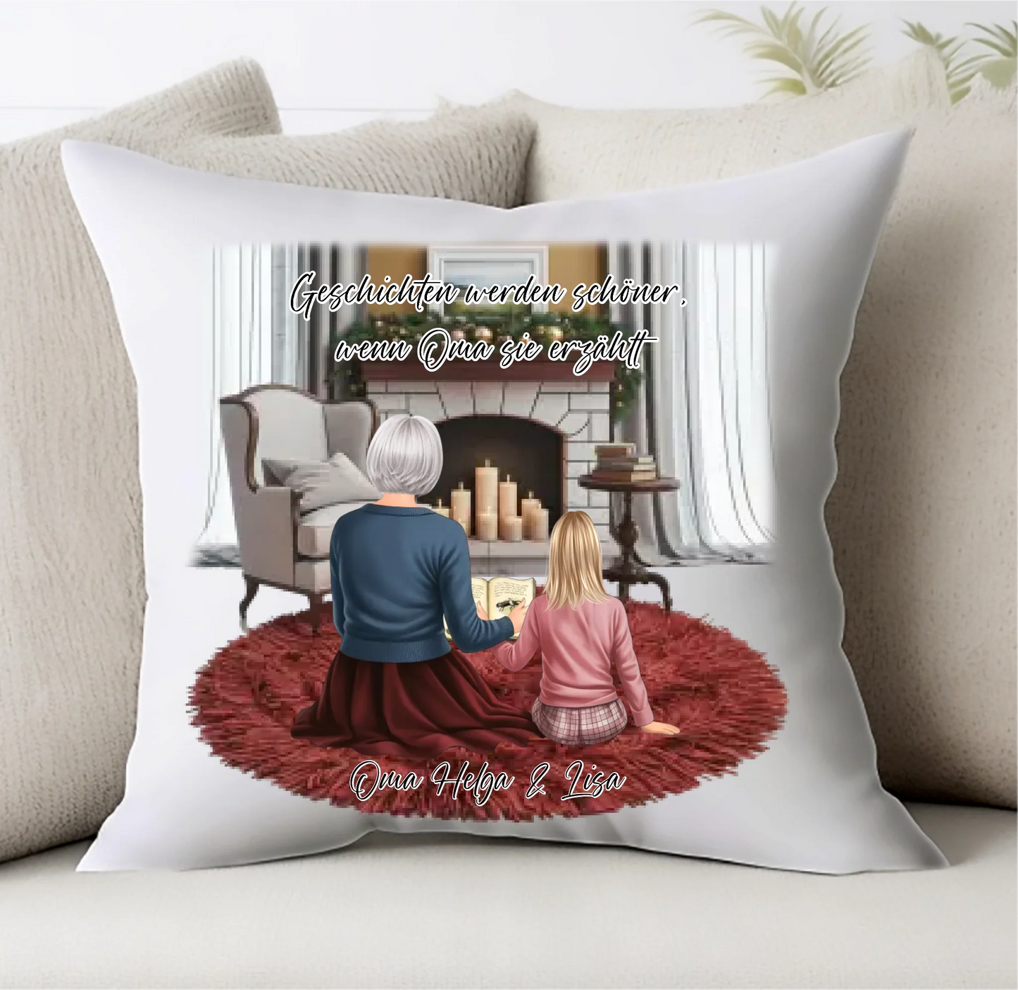 Oma & Kind Kissen