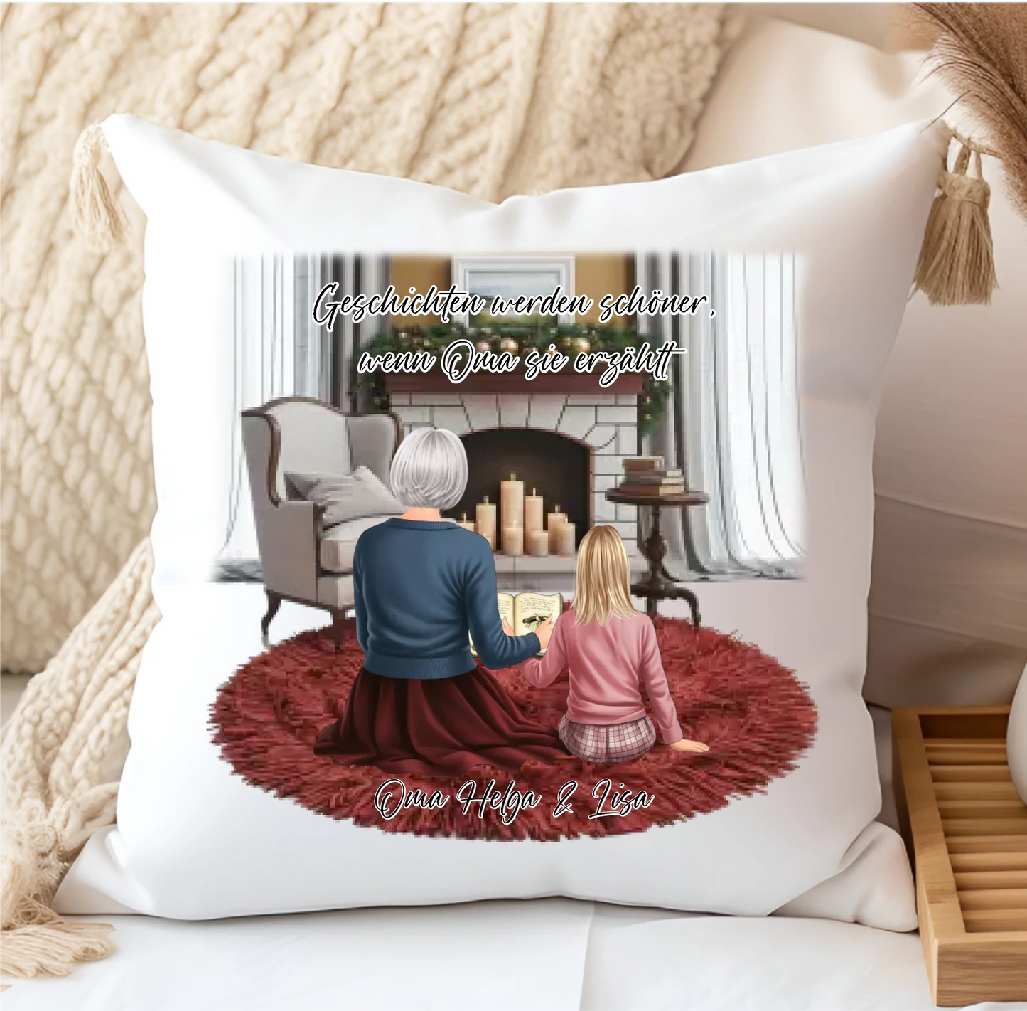 Oma & Kind Kissen