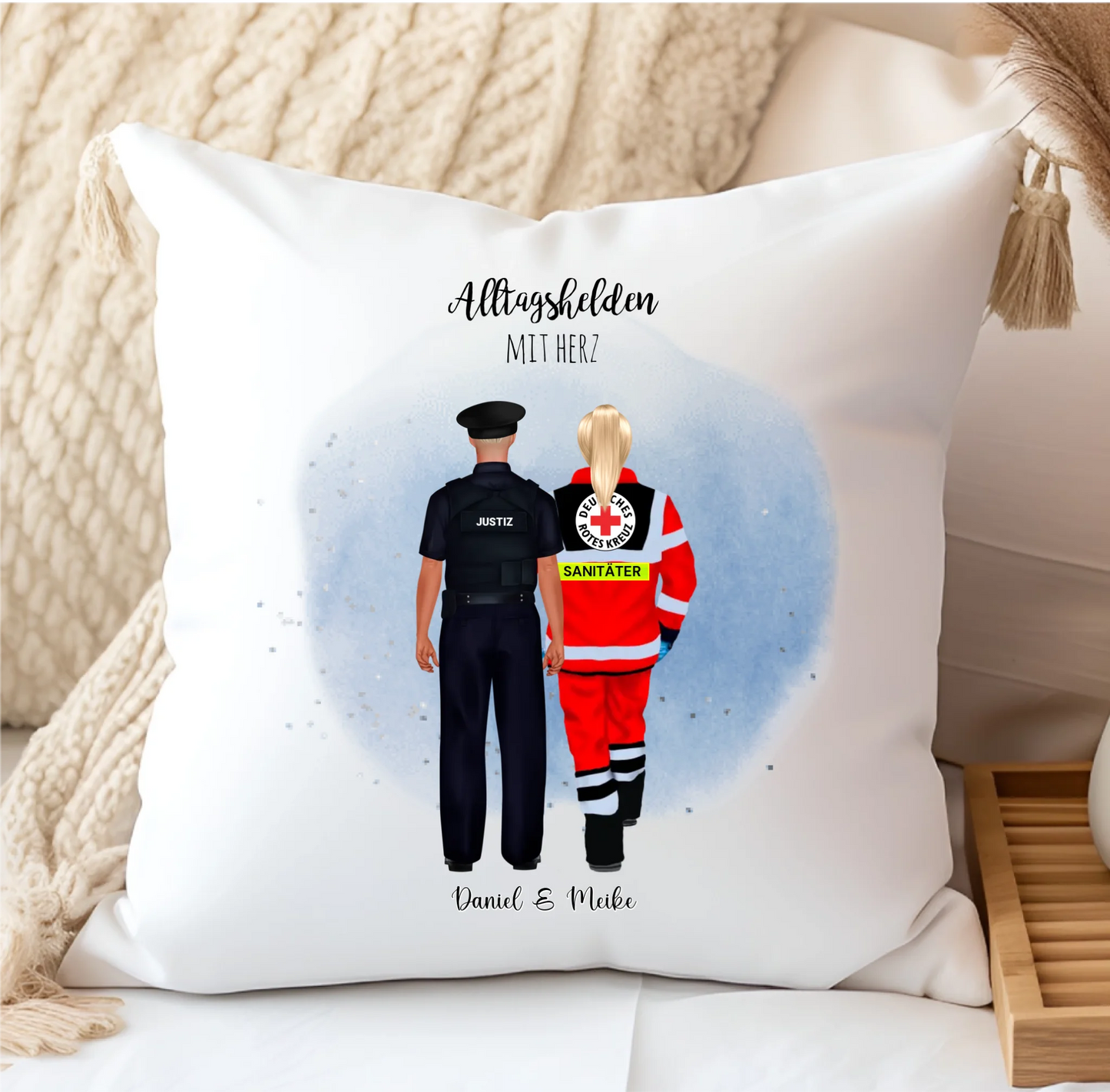 Polizei & Sanitäter Kissen