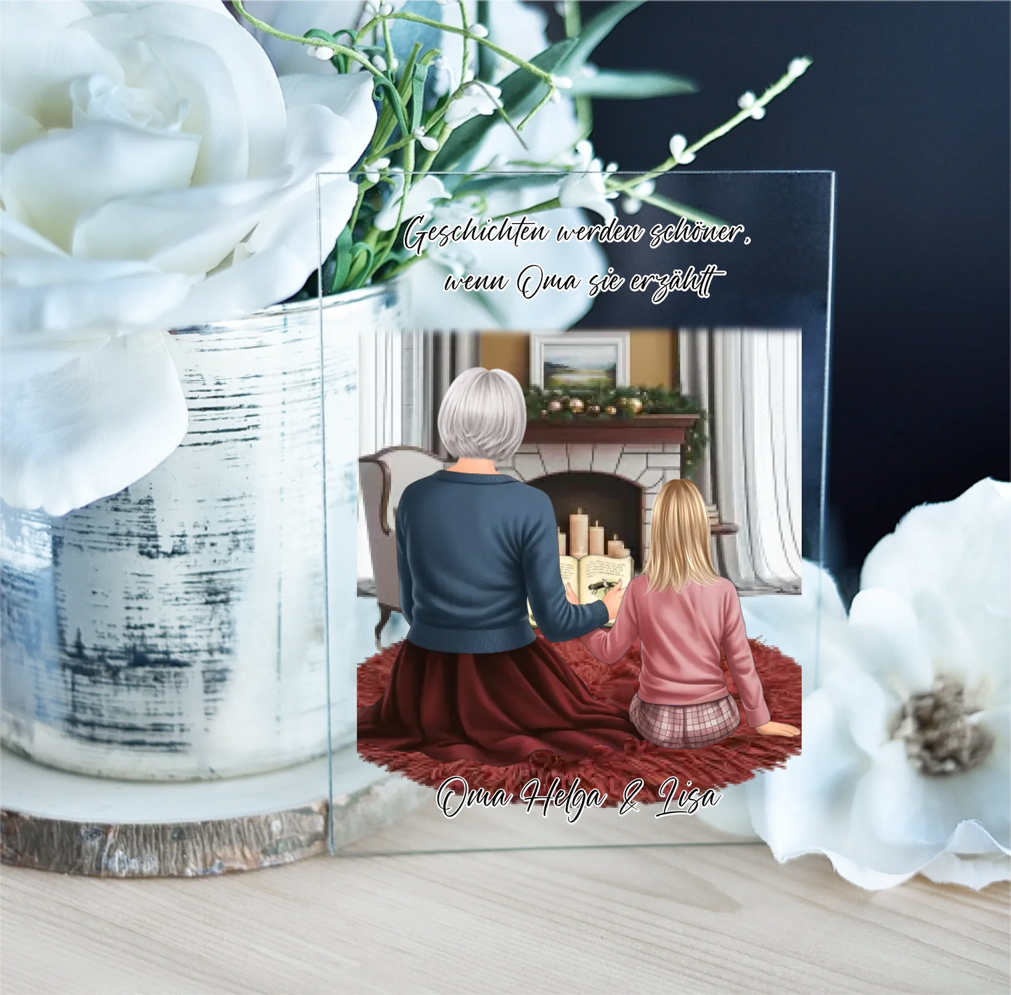 Oma & Kind Acrylschild