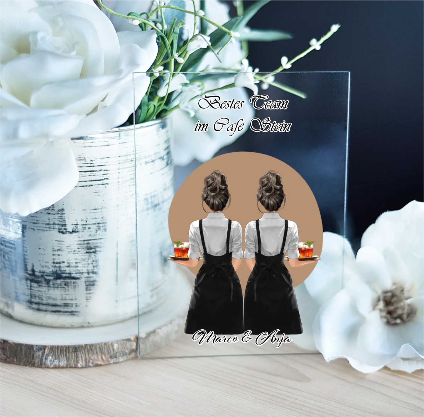 1-2 Kellner (Mann/Frau) Acrylglas