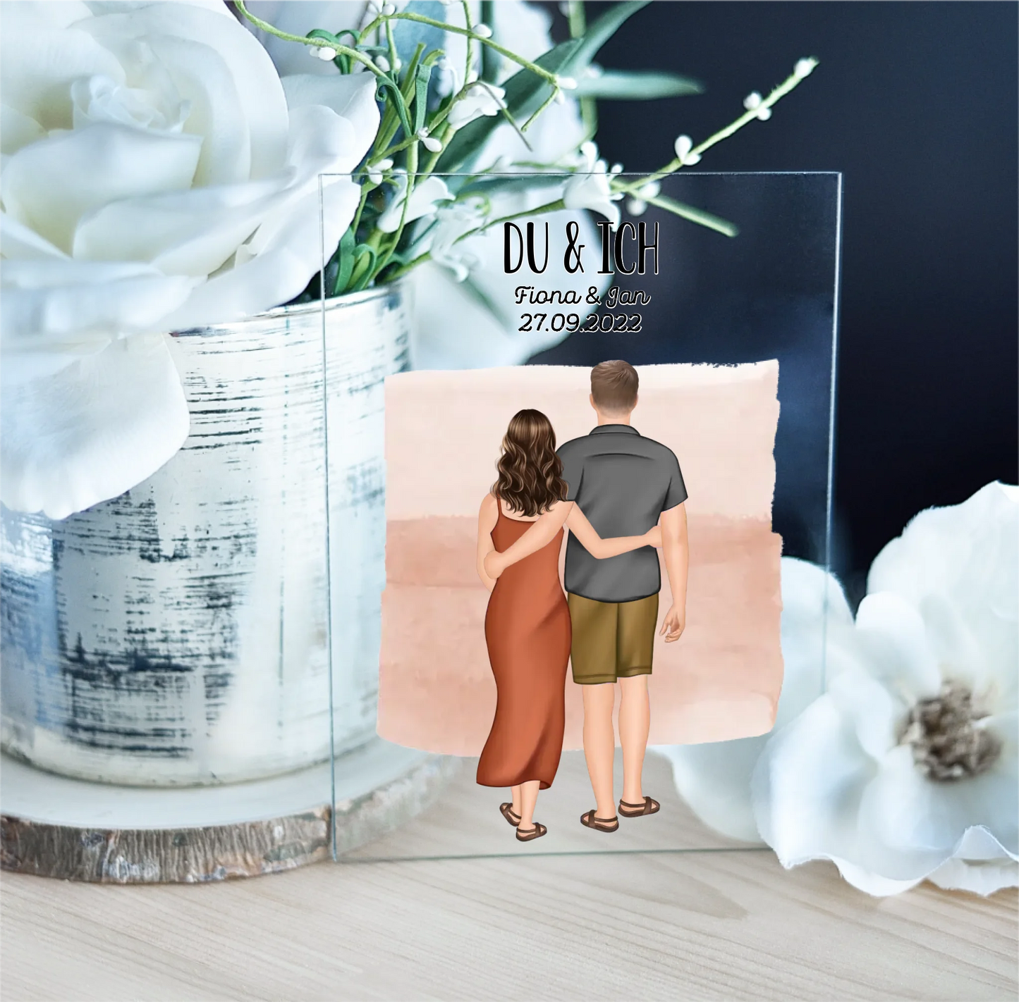 Pärchen Acrylschild