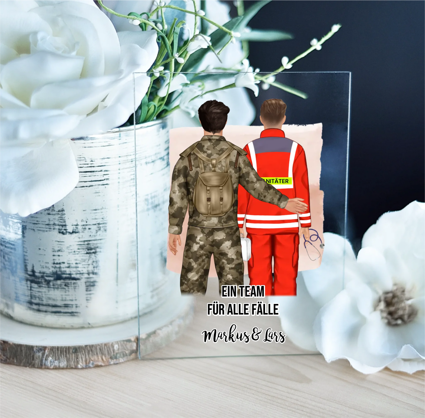 Soldat/in & Sanitäter Acrylschild