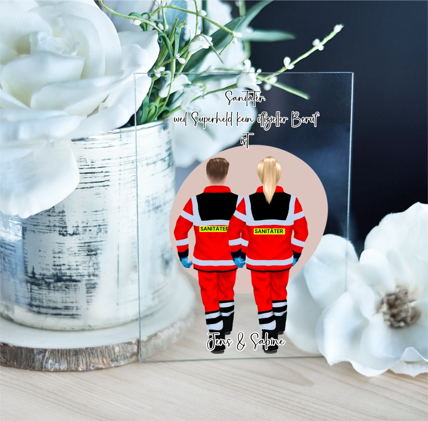 1-3 Sanitäter Acrylschild