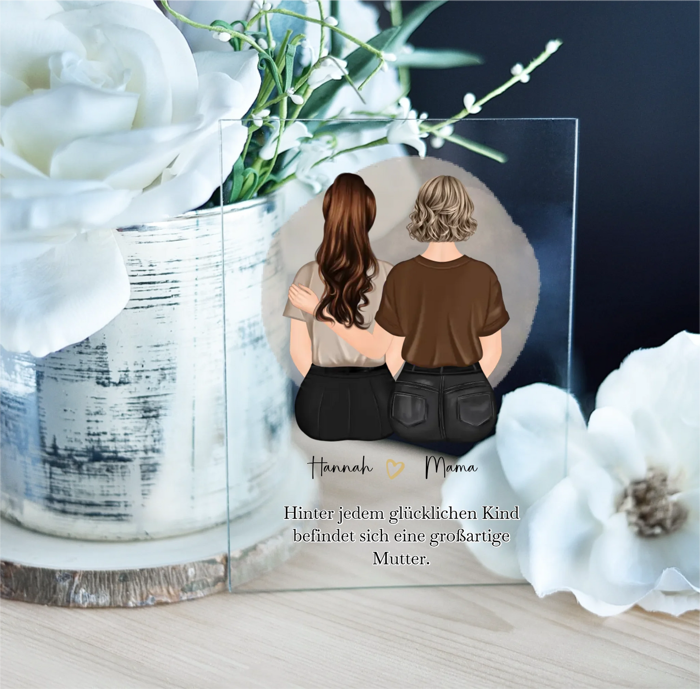 Mutter & Tochter Acrylschild