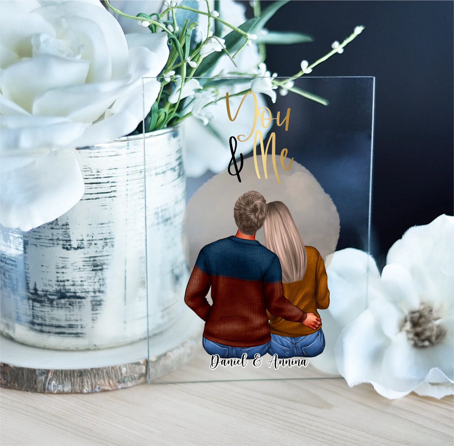 Pärchen Acrylschild