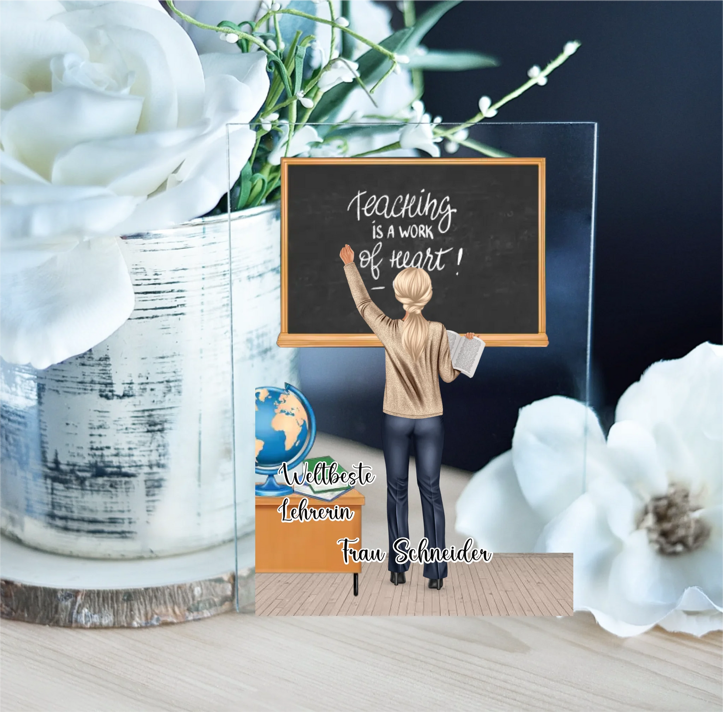 Lehrerin Acrylschild