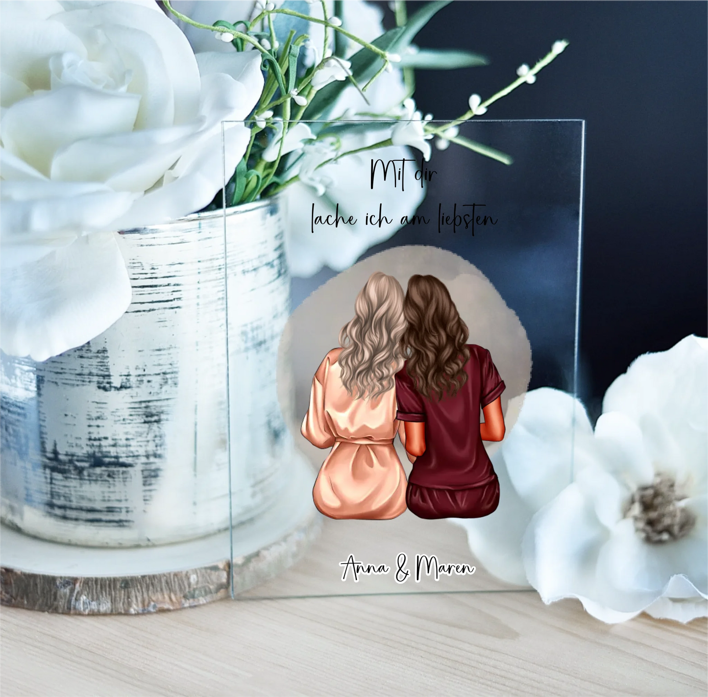 Beste Freundinnen Acrylschild