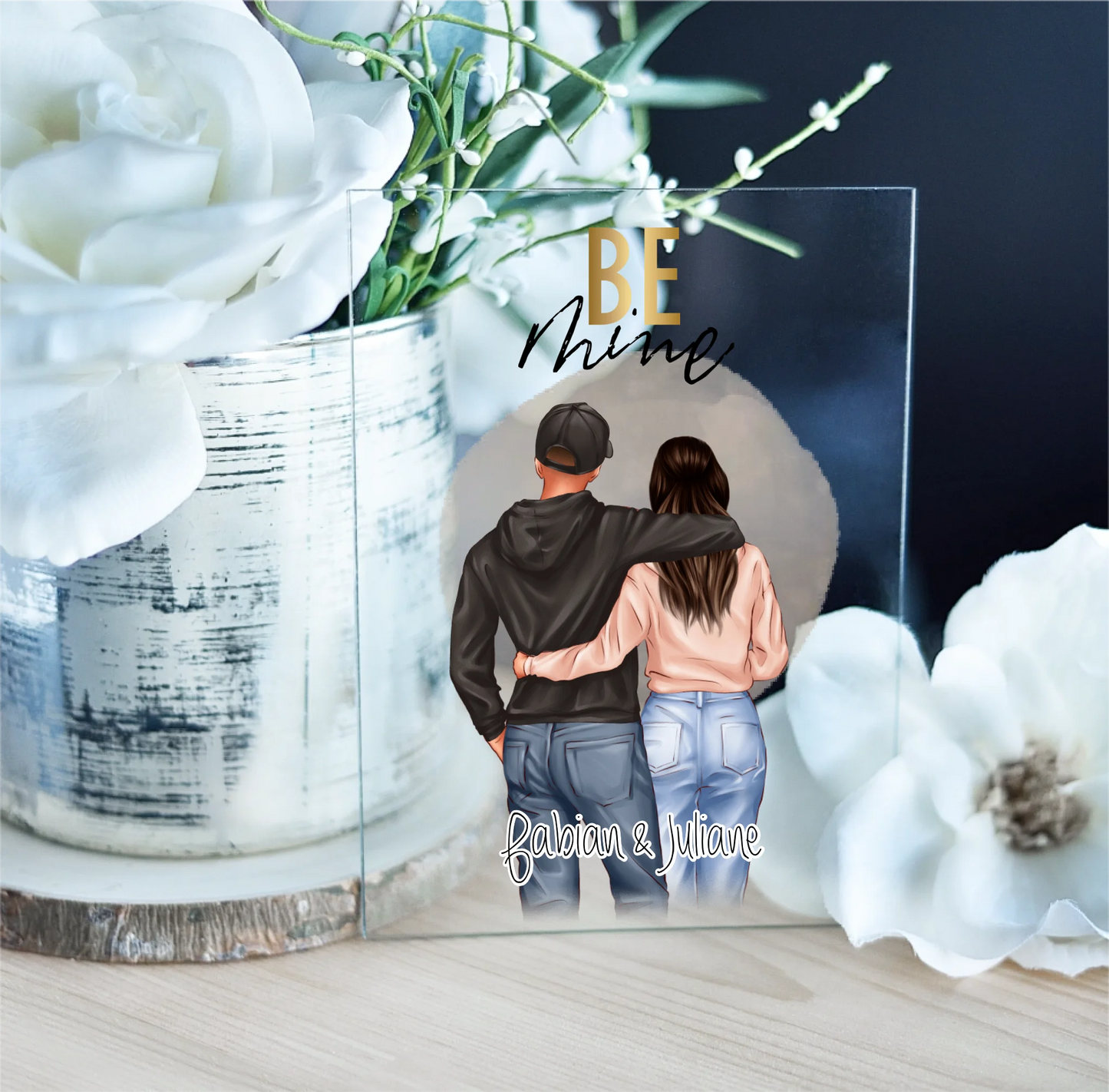 Personalisiertes Paar Acrylschild