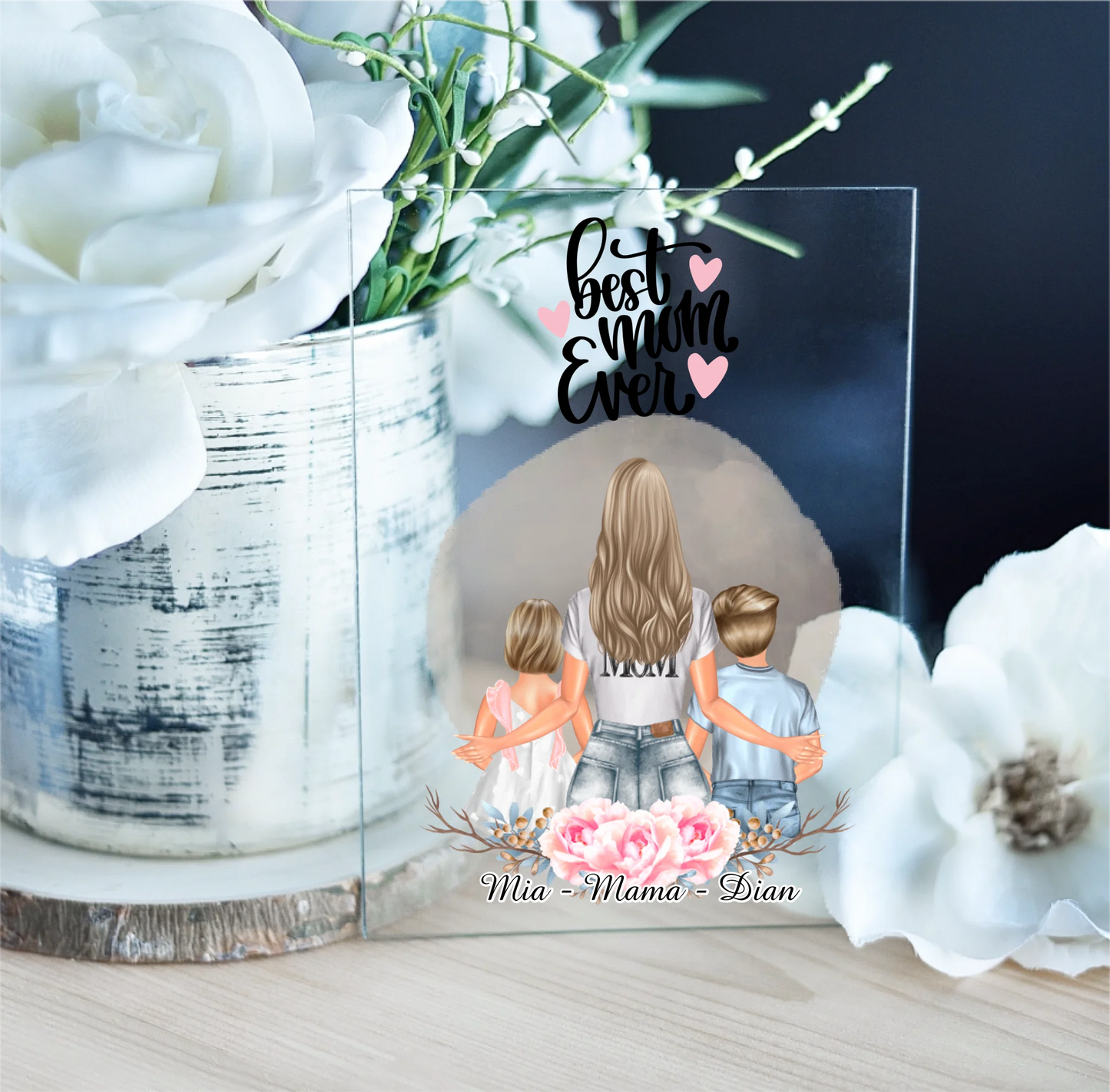 Mama & Kinder Acrylschild