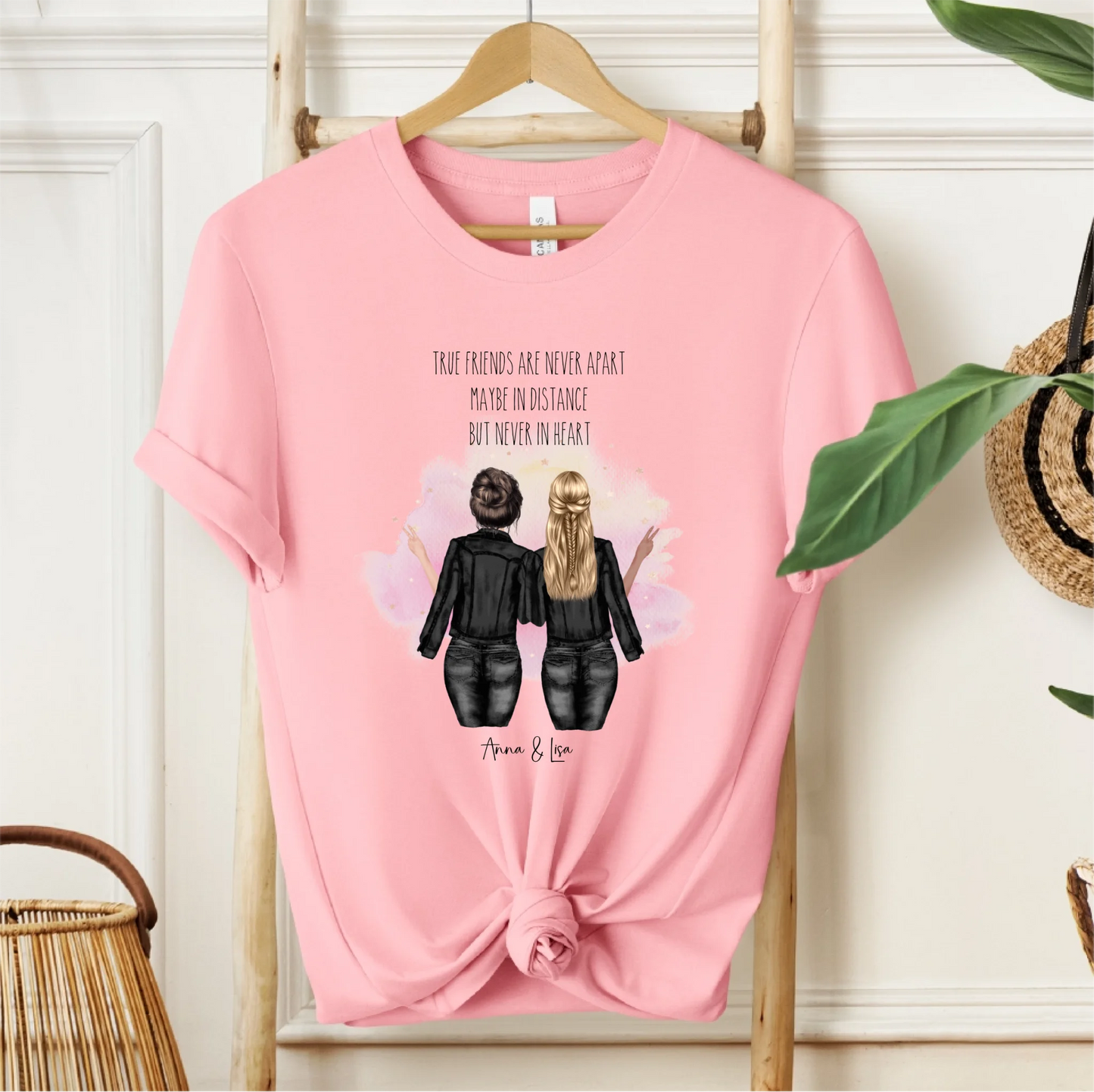2-4 Beste Skinny & Curvy Freundinnen T-Shirt