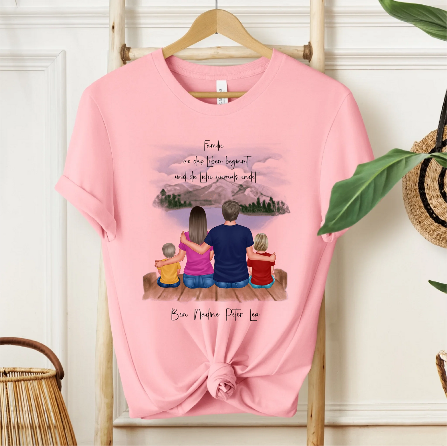 Familien 3-5 Personen T-Shirt