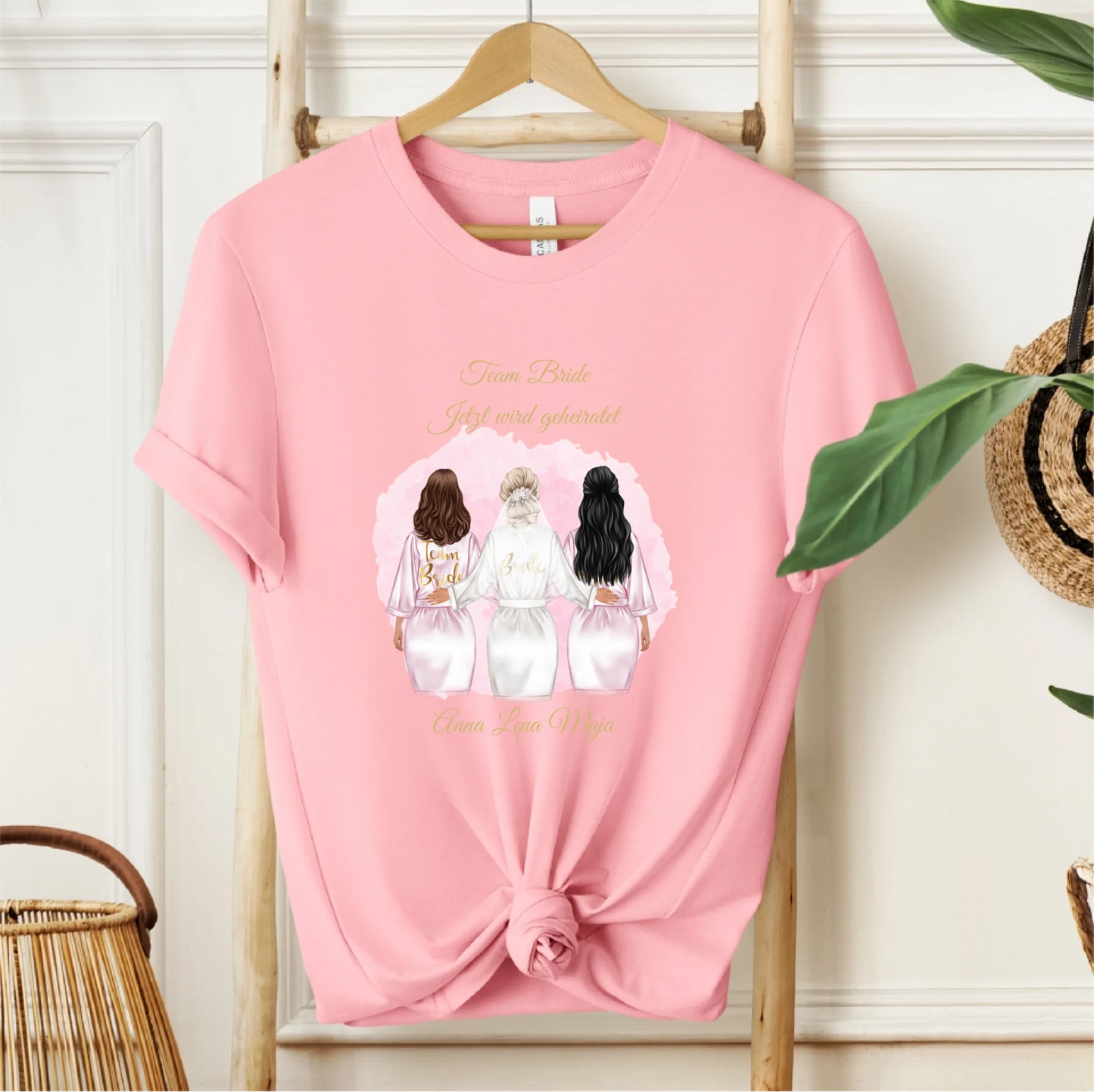 Braut & Freundinnen T-Shirt (2-5 Personen)